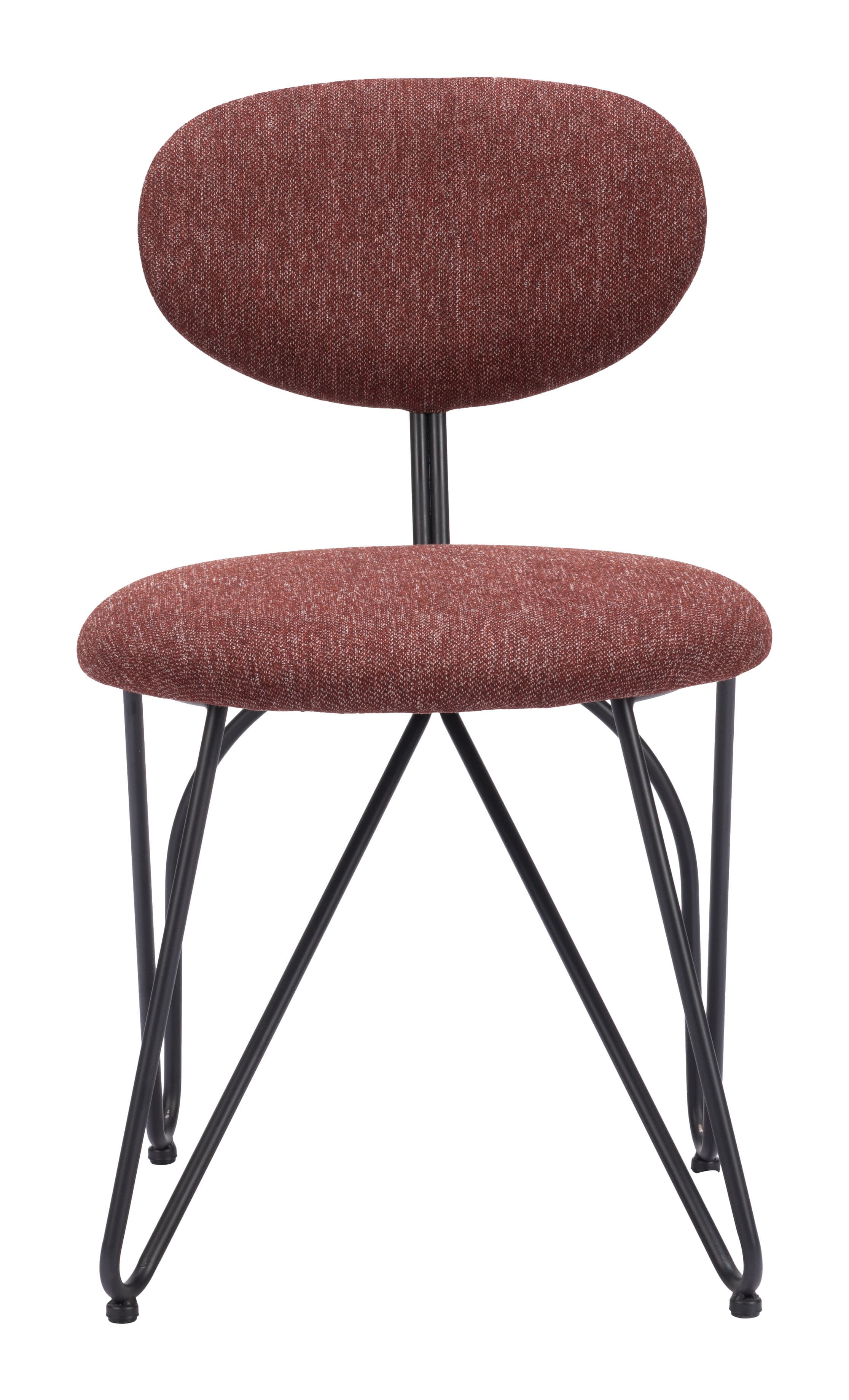 Novi Dining Chair (Set of 2) Maroon Brown product image
