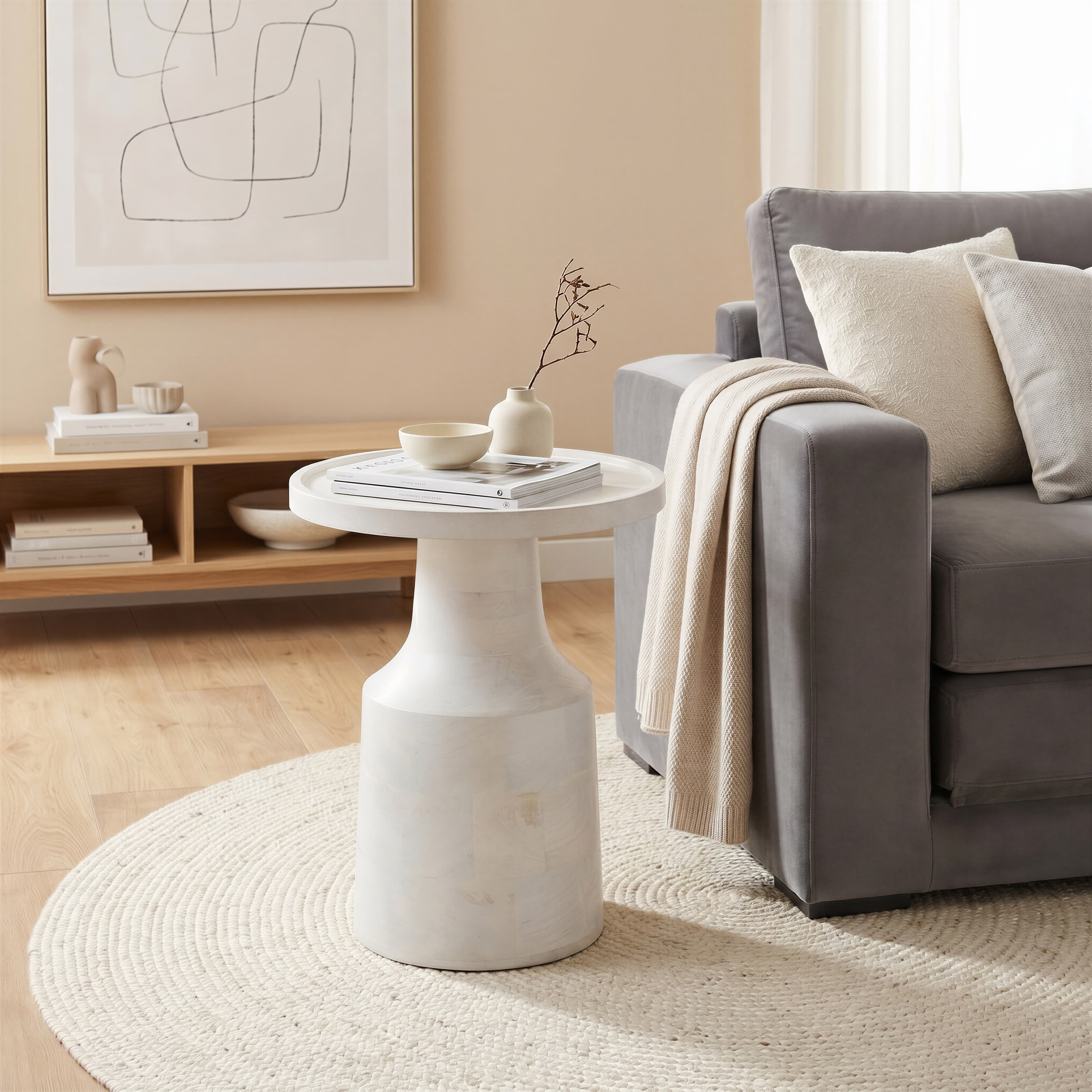 Cala Side Table White product image