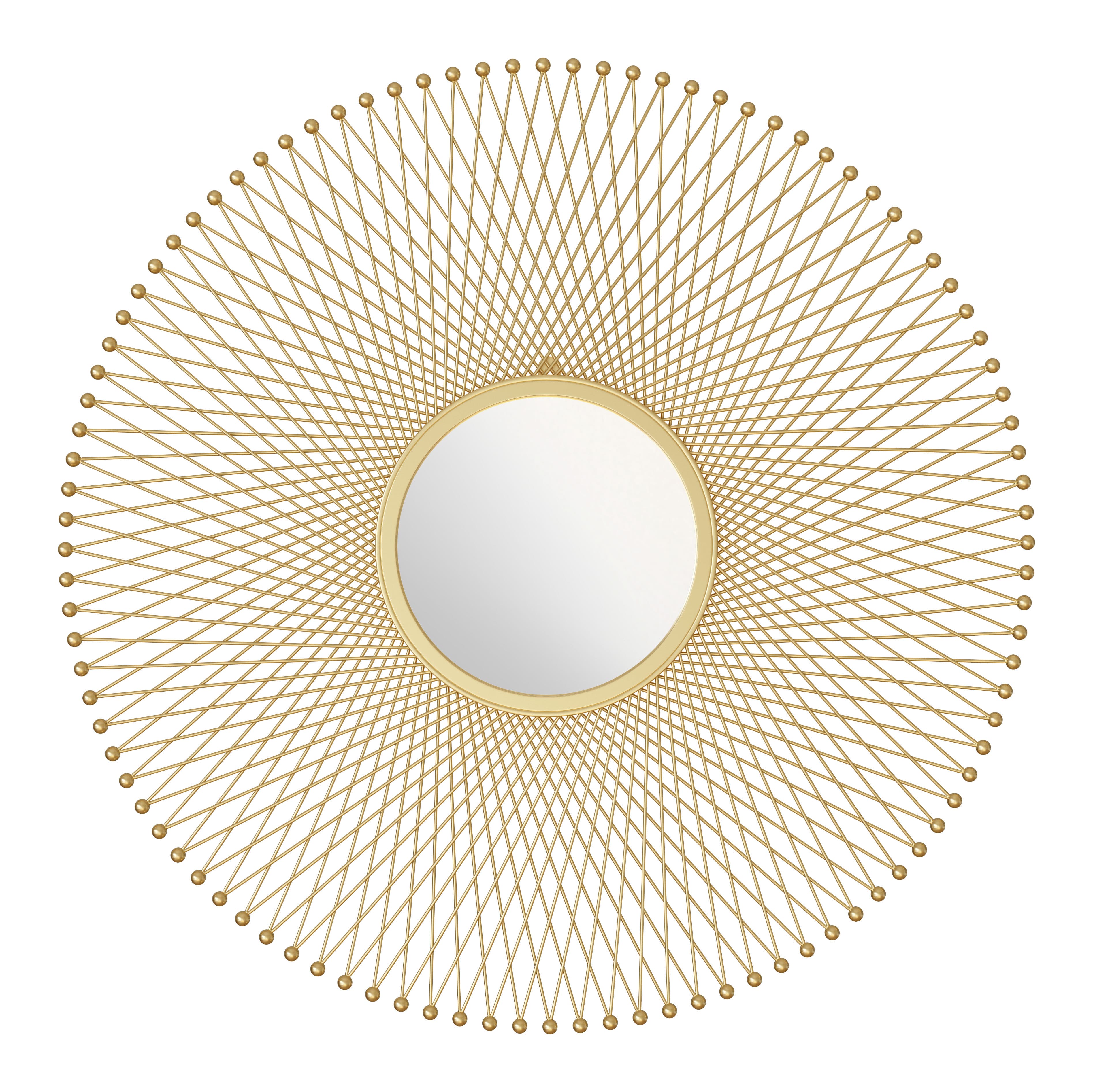 Glow Round Mirror Gold product image