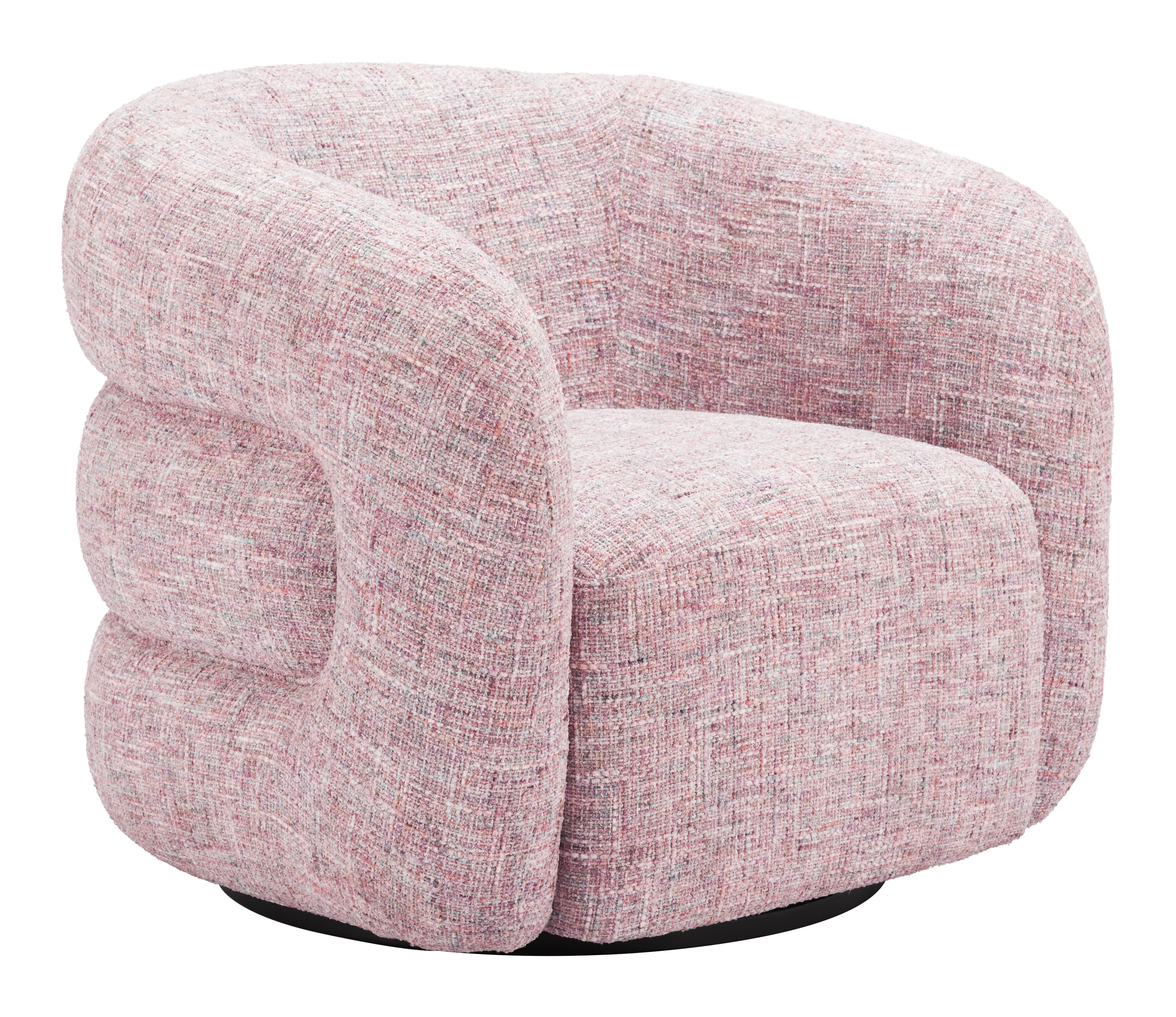 Refine Swivel Chair Pink Tweed product image