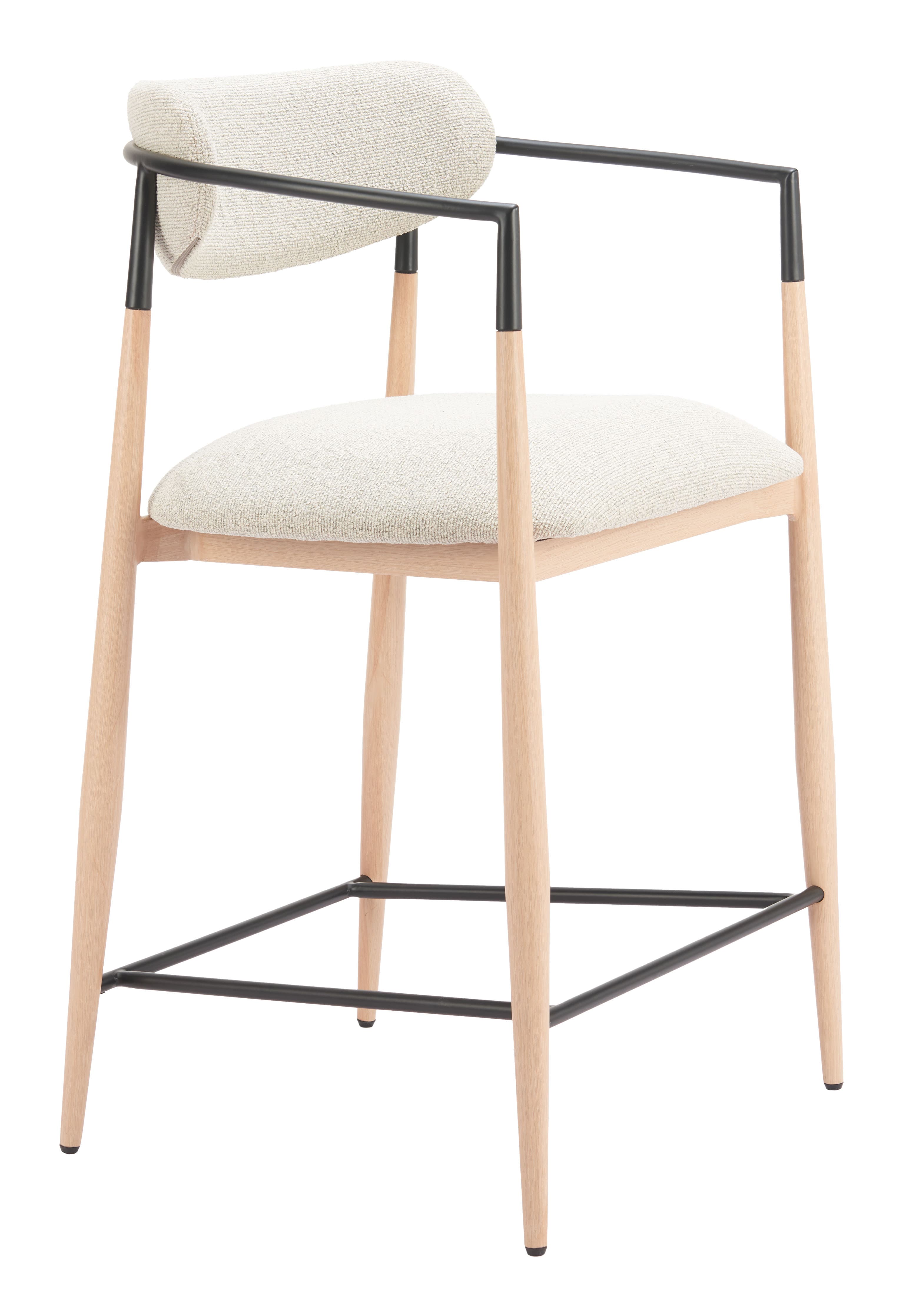 Equinox Counter Stool Oyster Gray & Natural product image