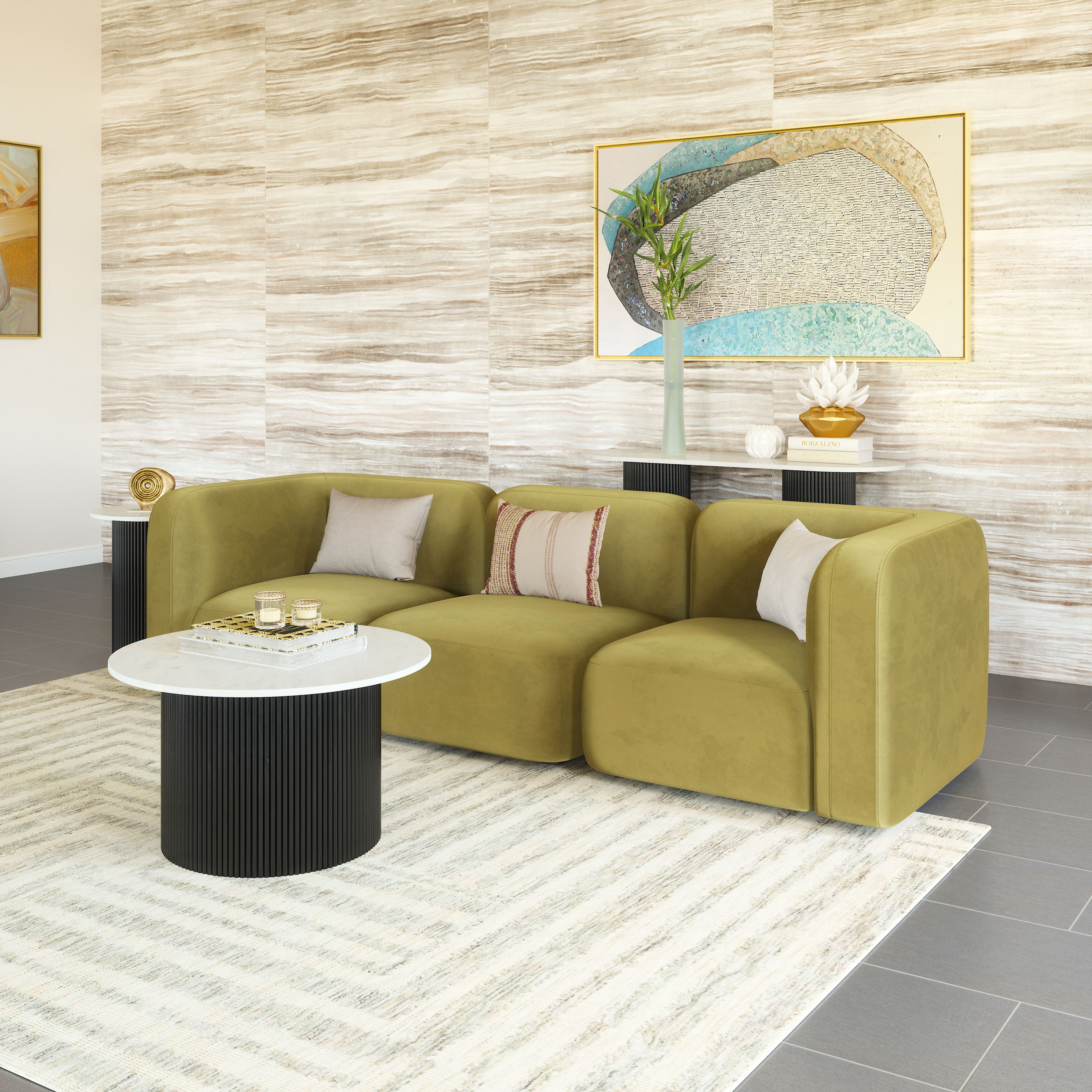 Biak Corner Chair Green product image