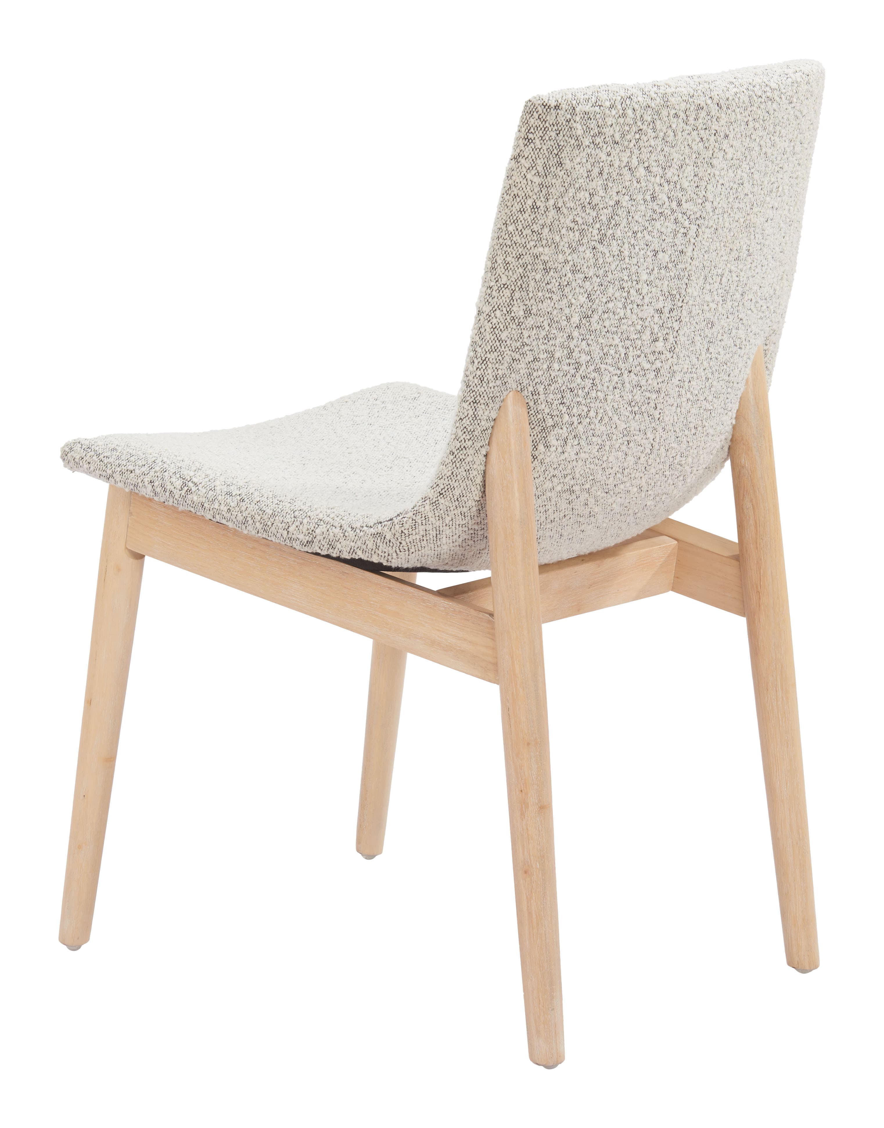 Raha Dining Chair (Set of 2) Gray & Whitewashed product image