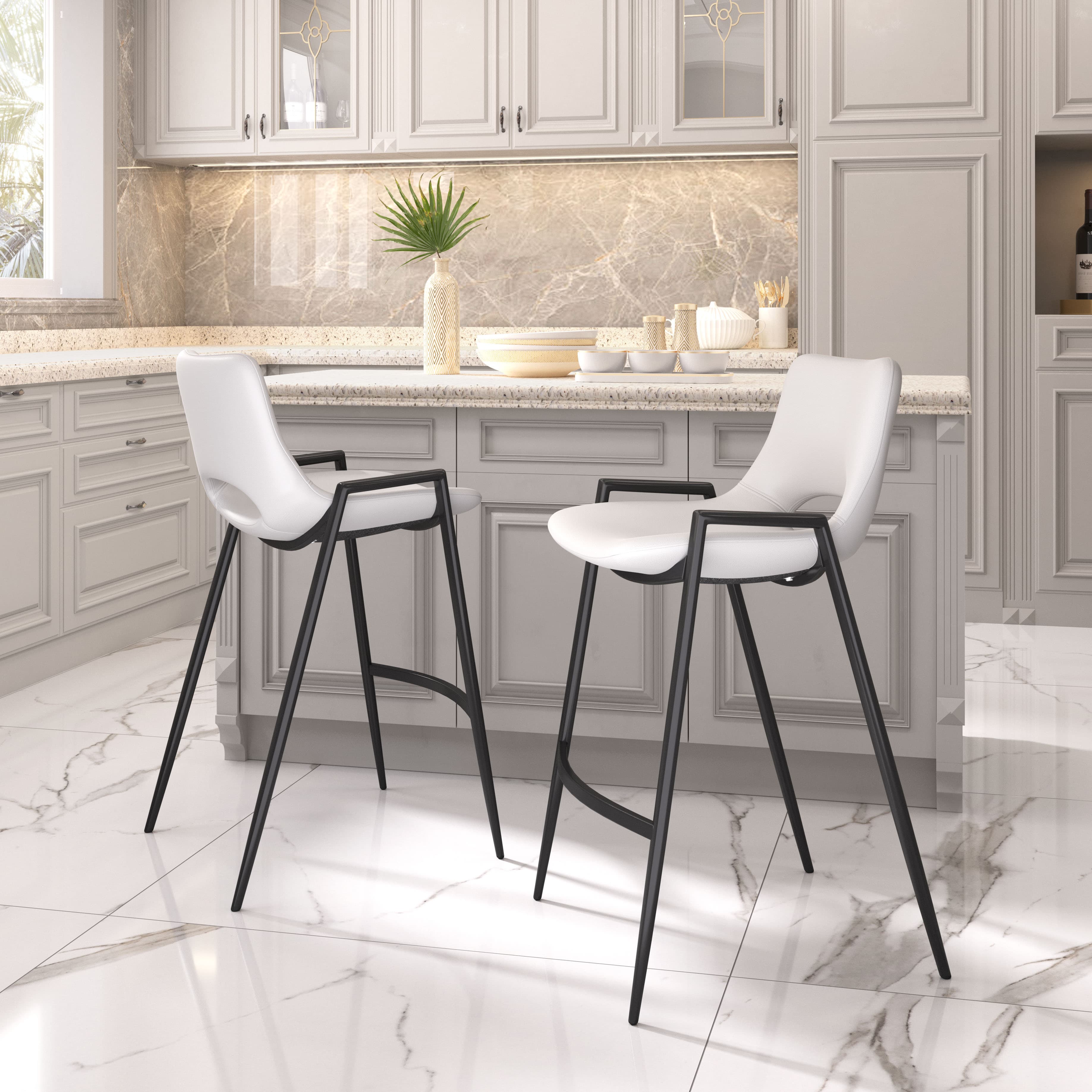 Desi Counter Stool (Set of 2) White product image
