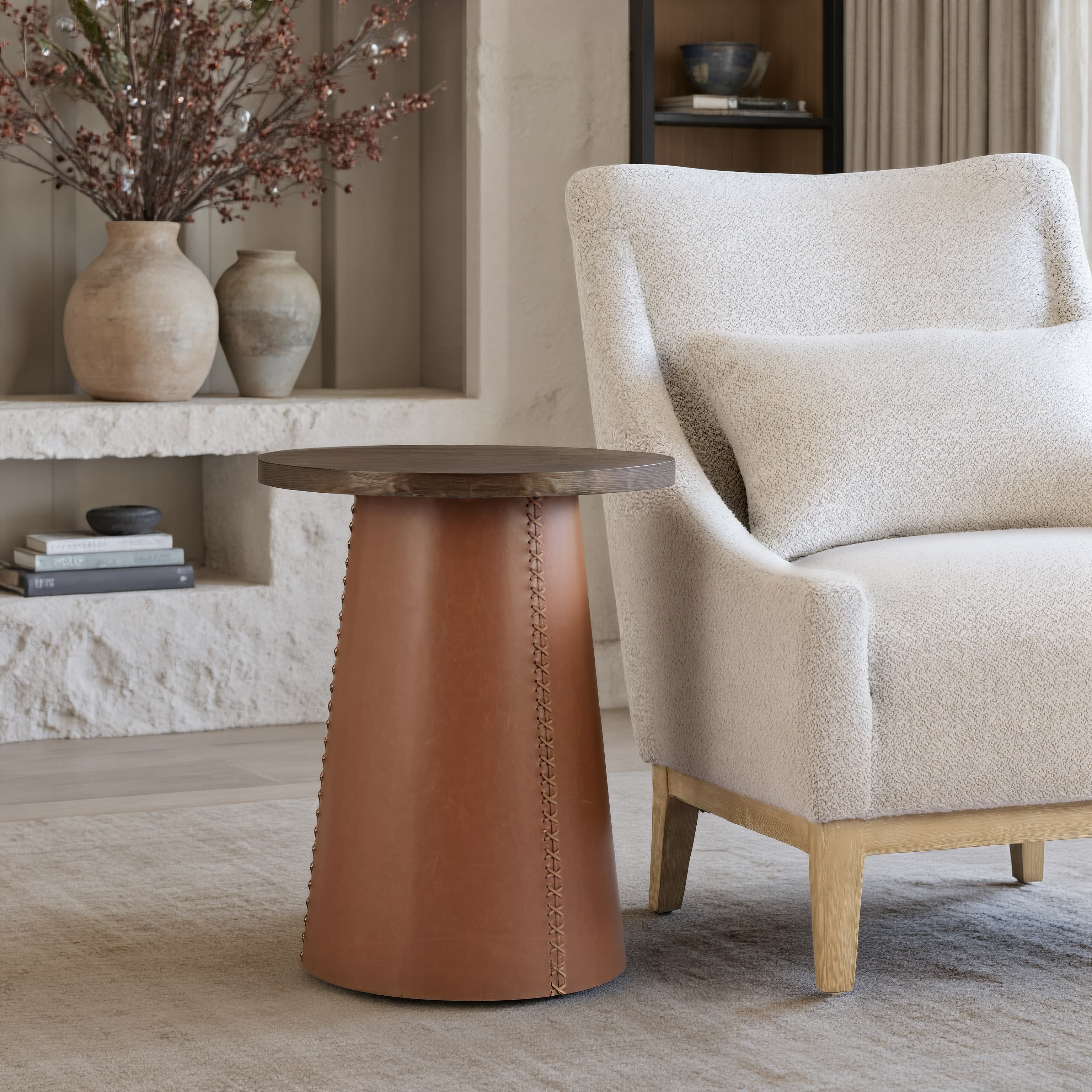 Dikis Side Table Brown product image