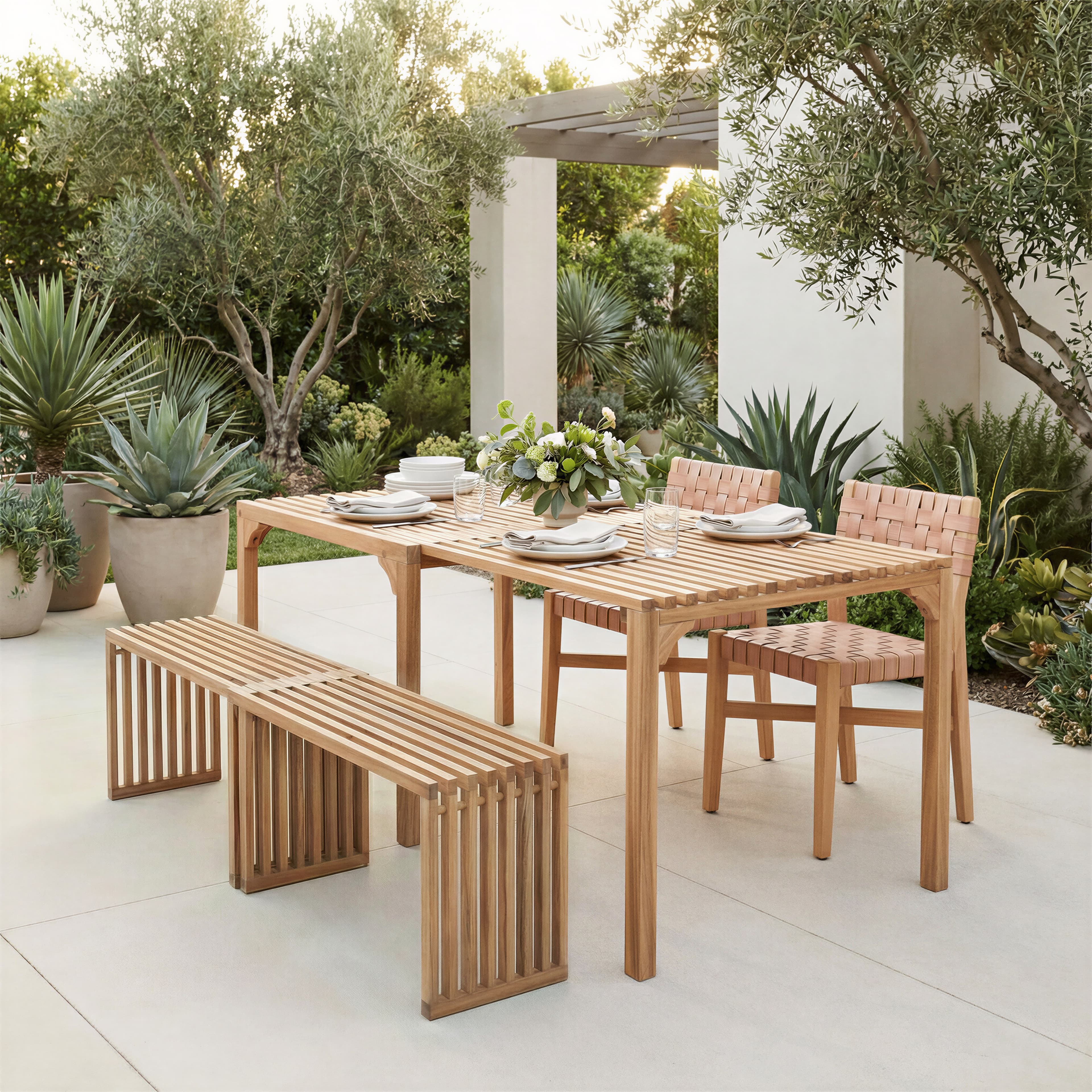 Riviera Extendable Dining Table Natural product image