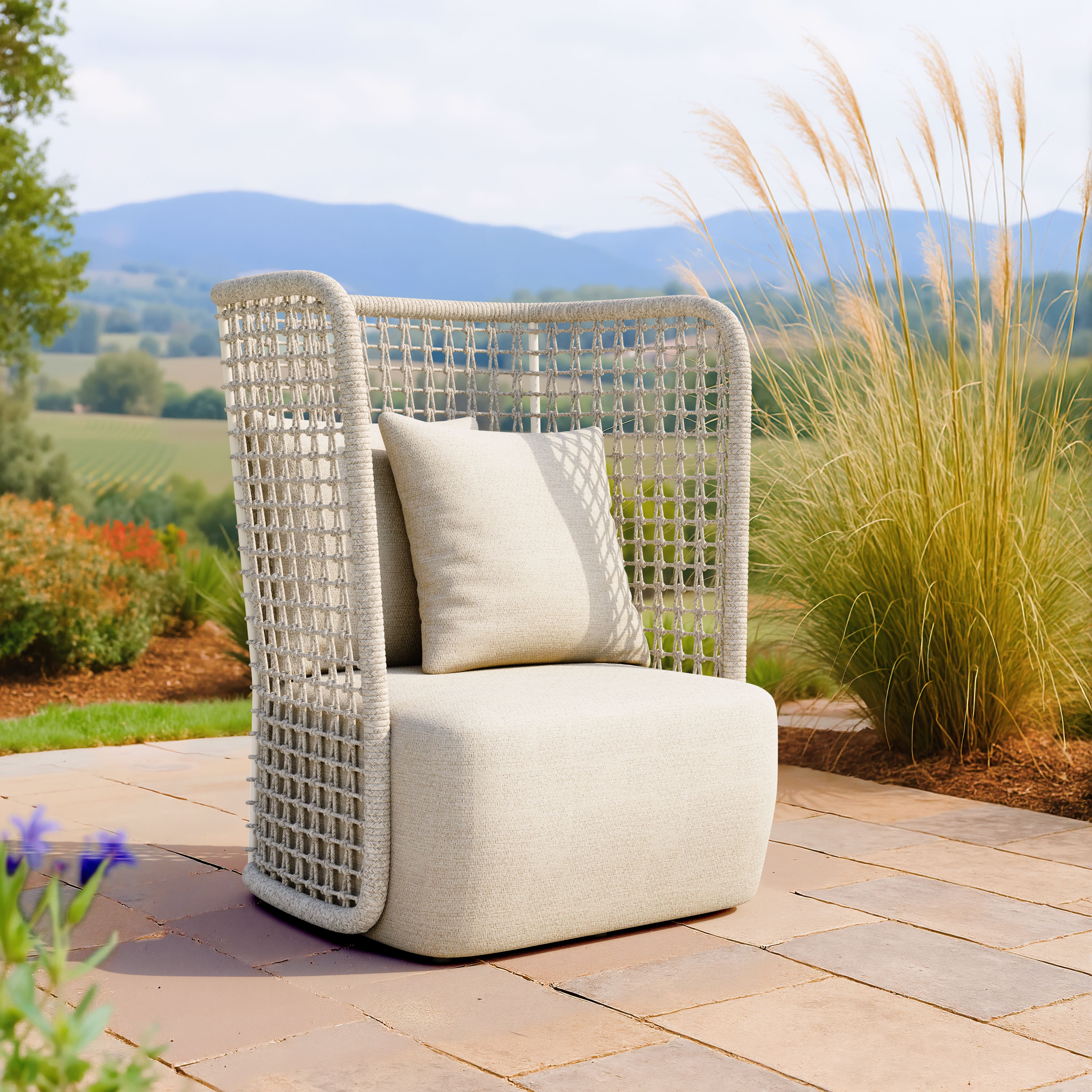 Hudu Accent Chair Beige product image