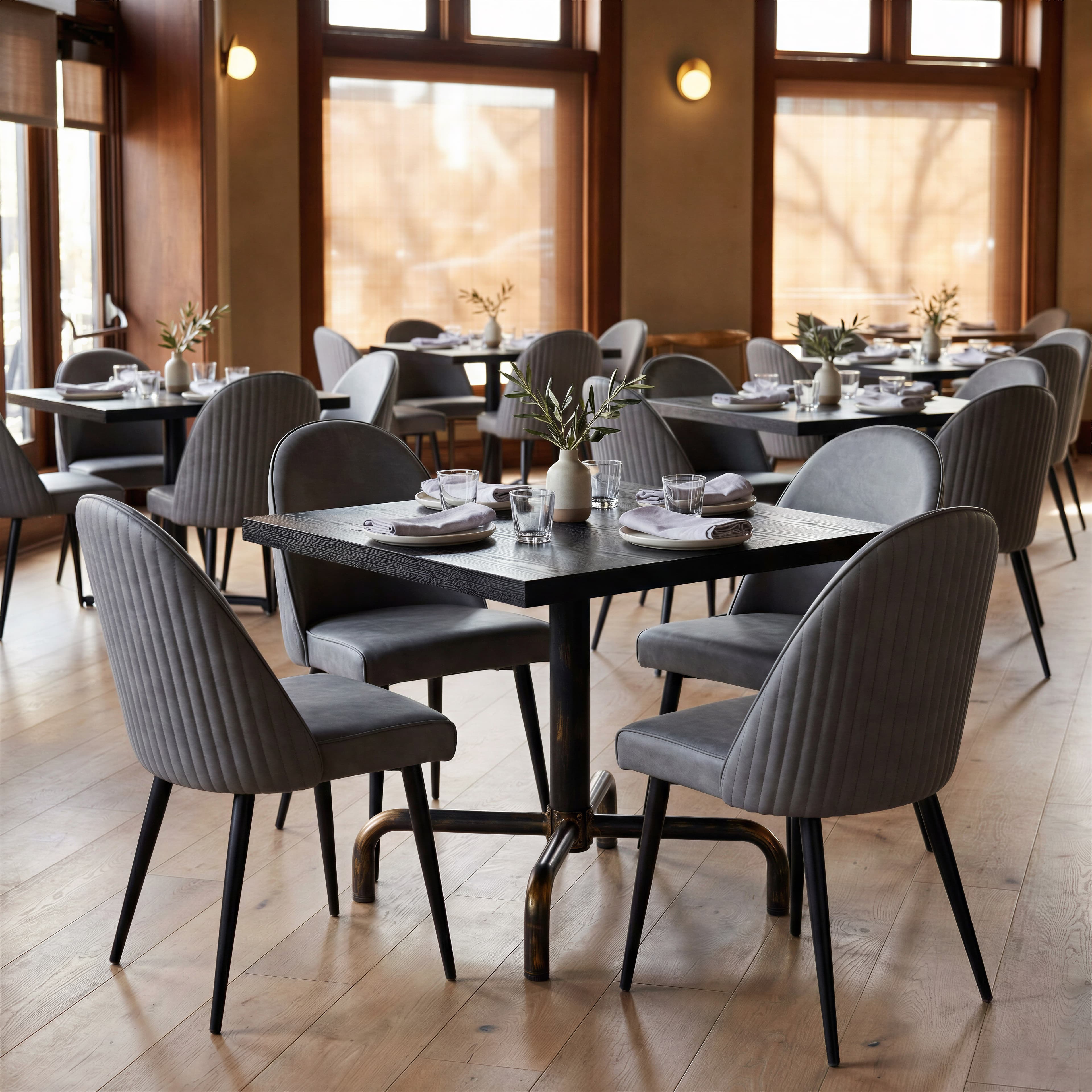 Silloth Armless Dining Chair (Set of 2) Gray product image