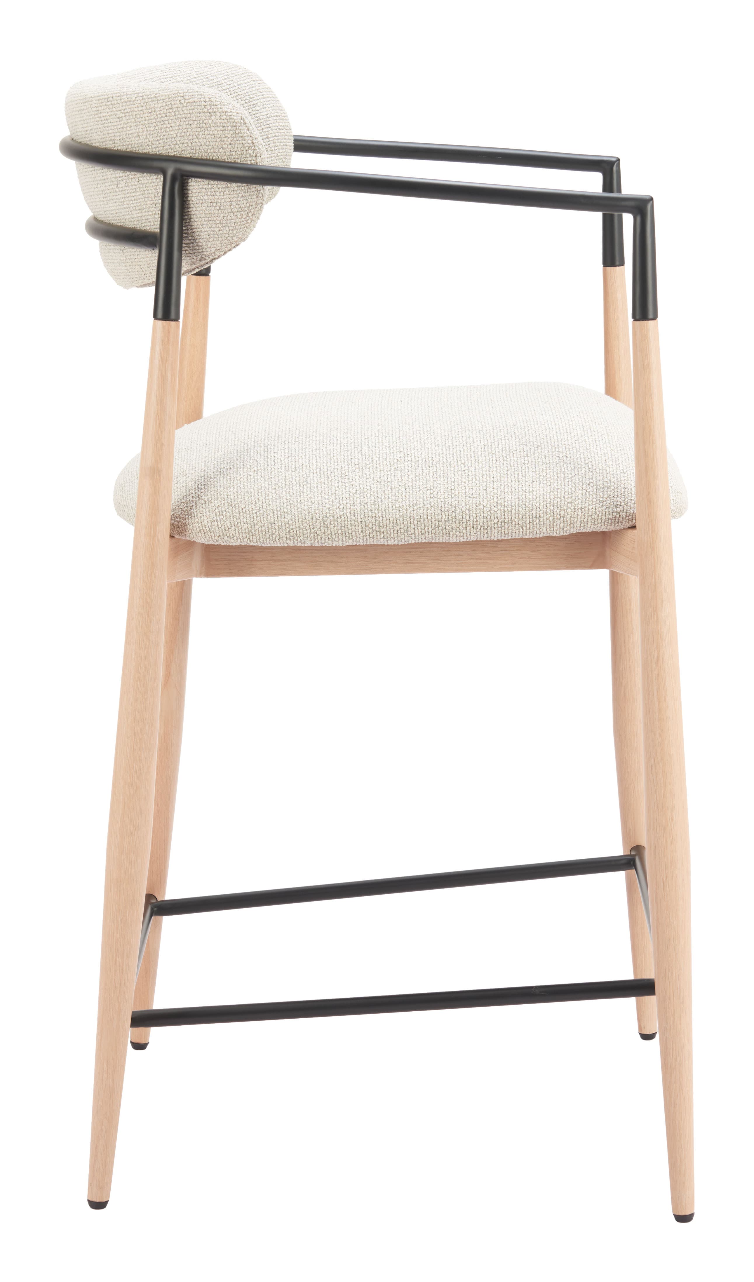Equinox Counter Stool Oyster Gray & Natural product image