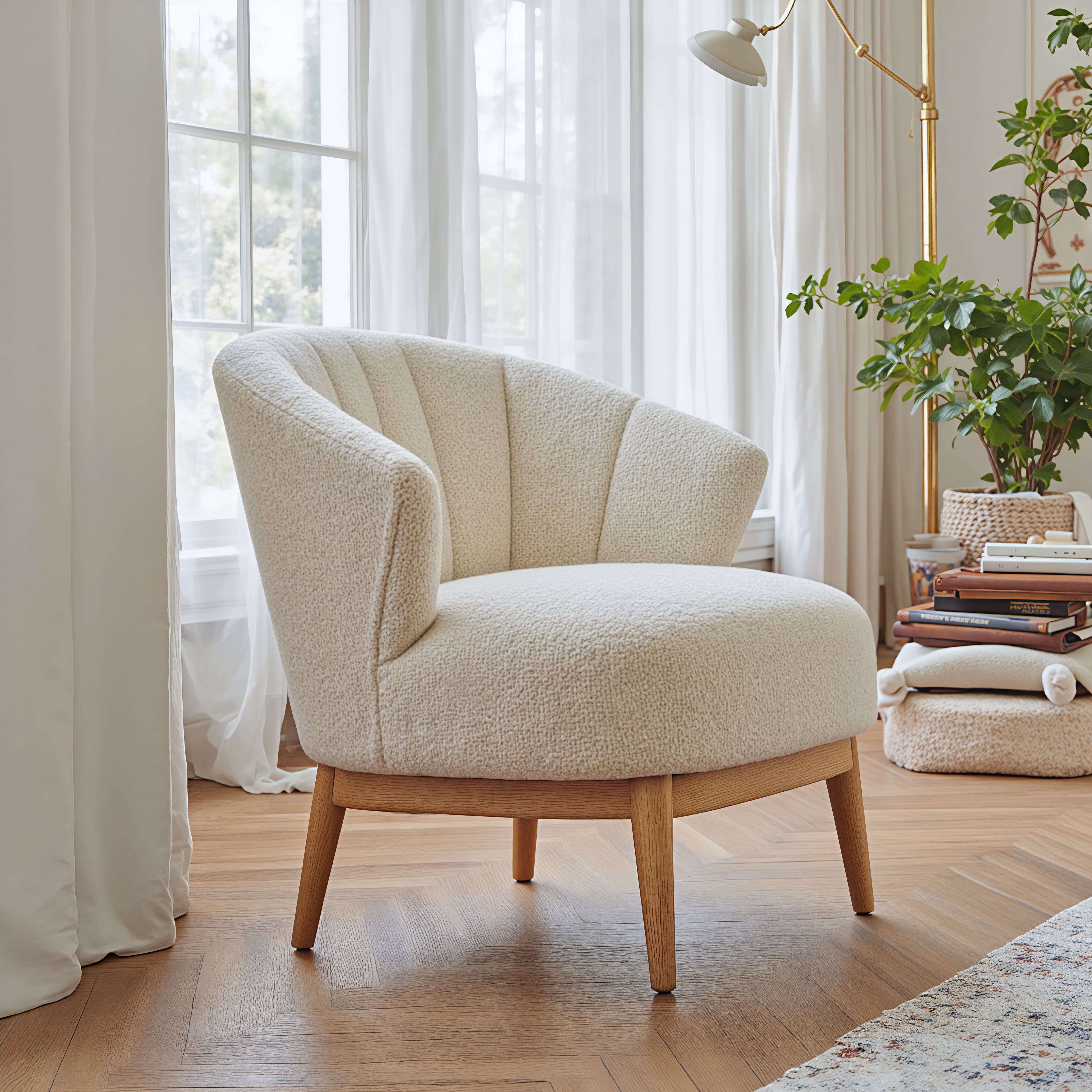 Leque Accent Chair Tawny Beige product image