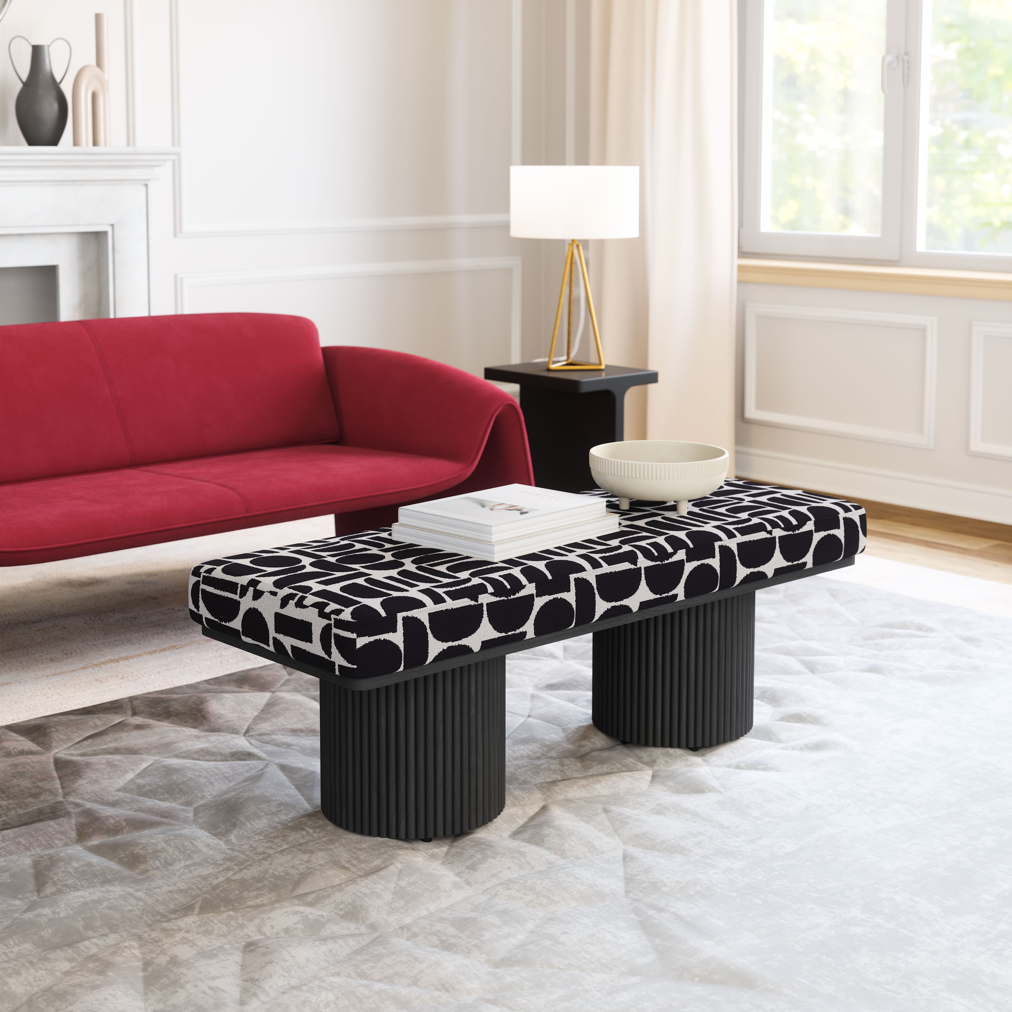 Botoia Bench Black & White product image