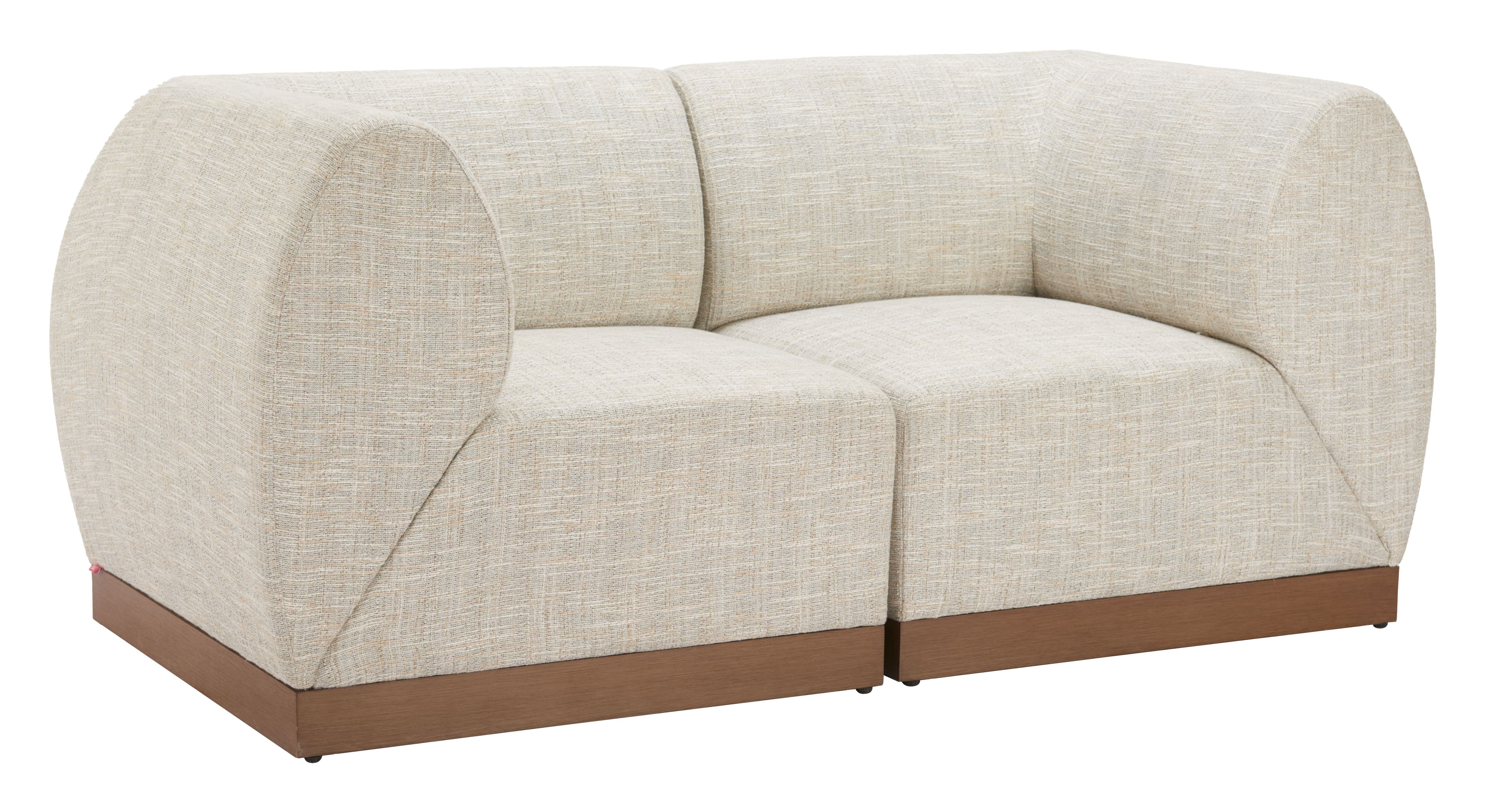 Christy Corner Chair Beige product image