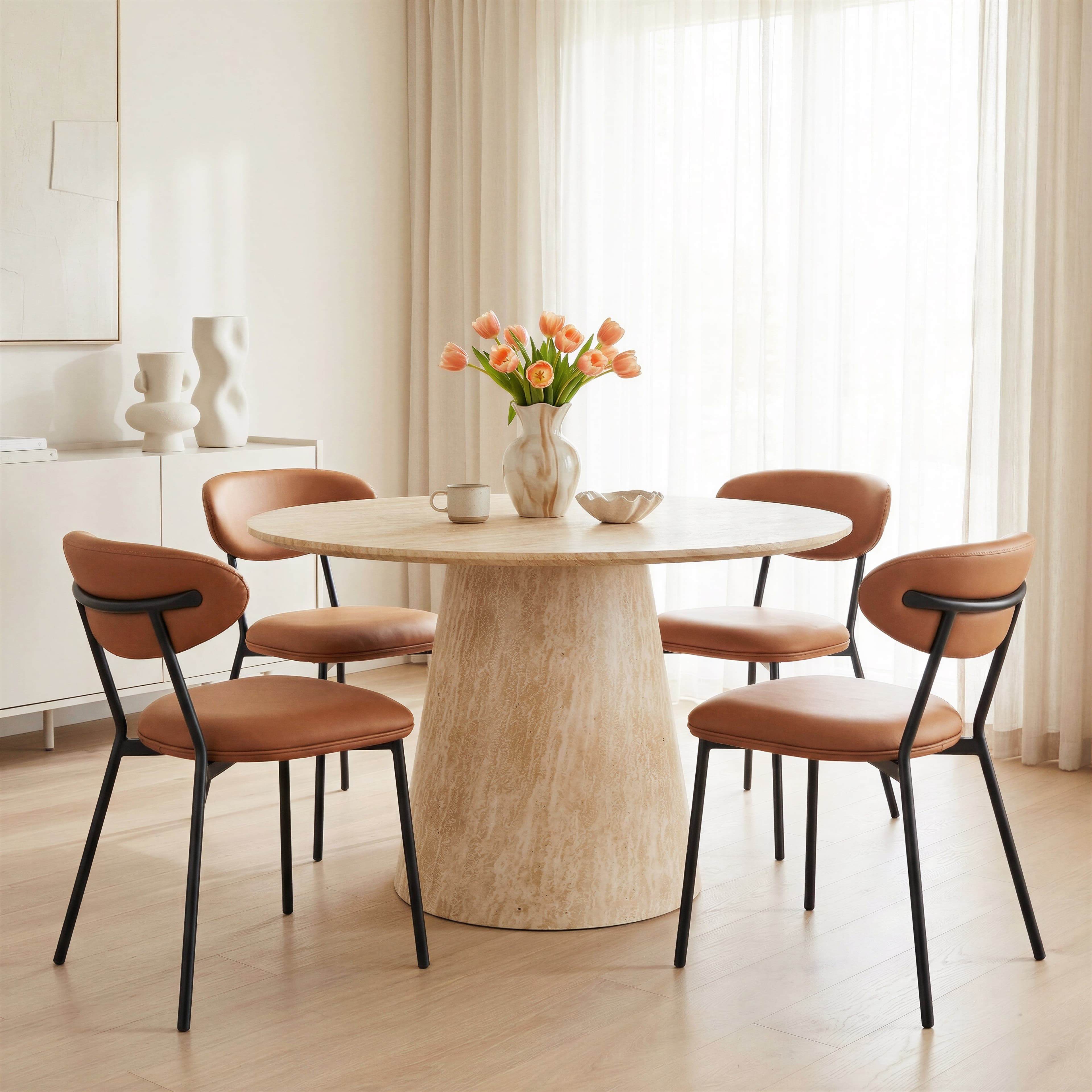Rorun Dining Chair (Set of 4) Brown product image
