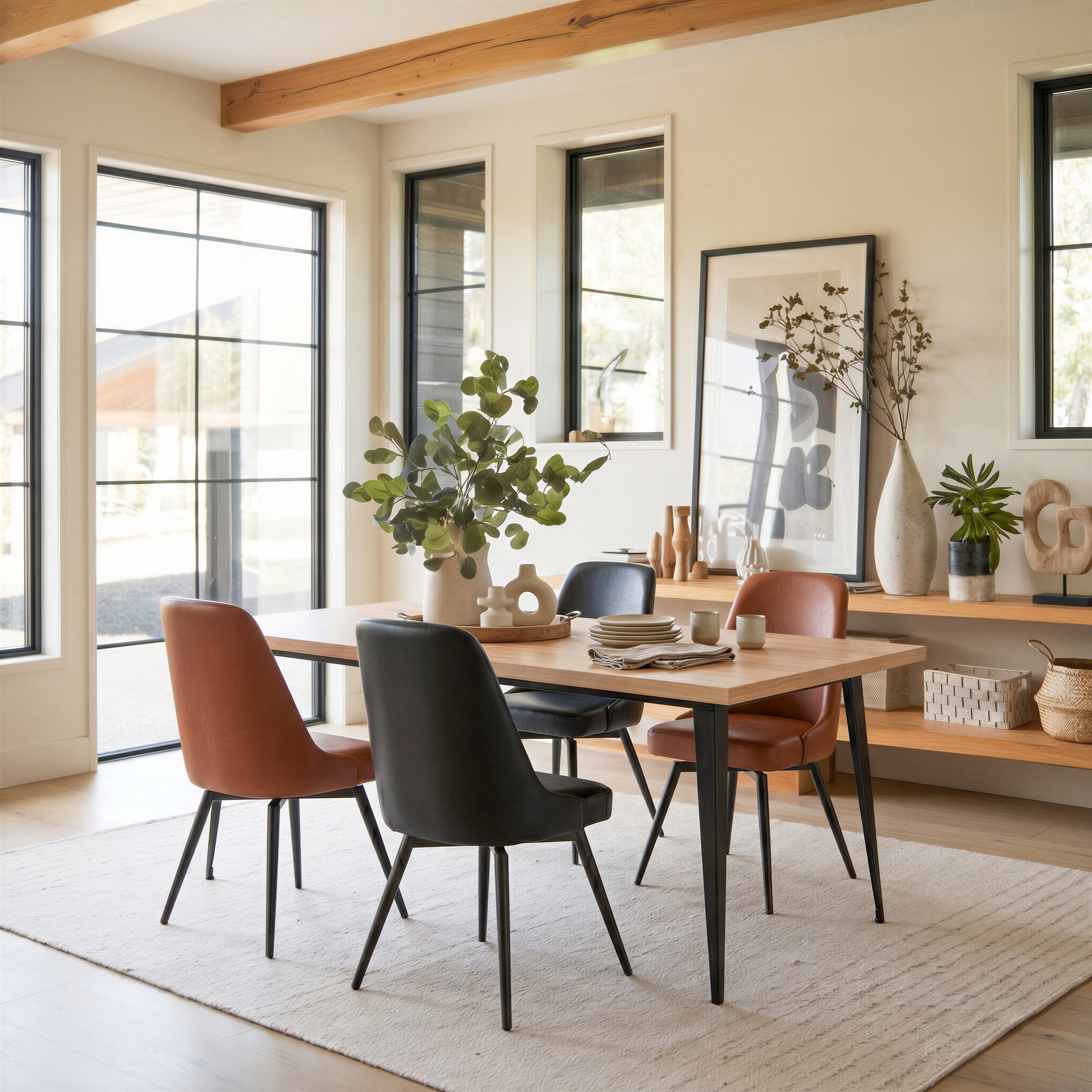 Keppel Swivel Dining Chair (Set of 2) Brown product image