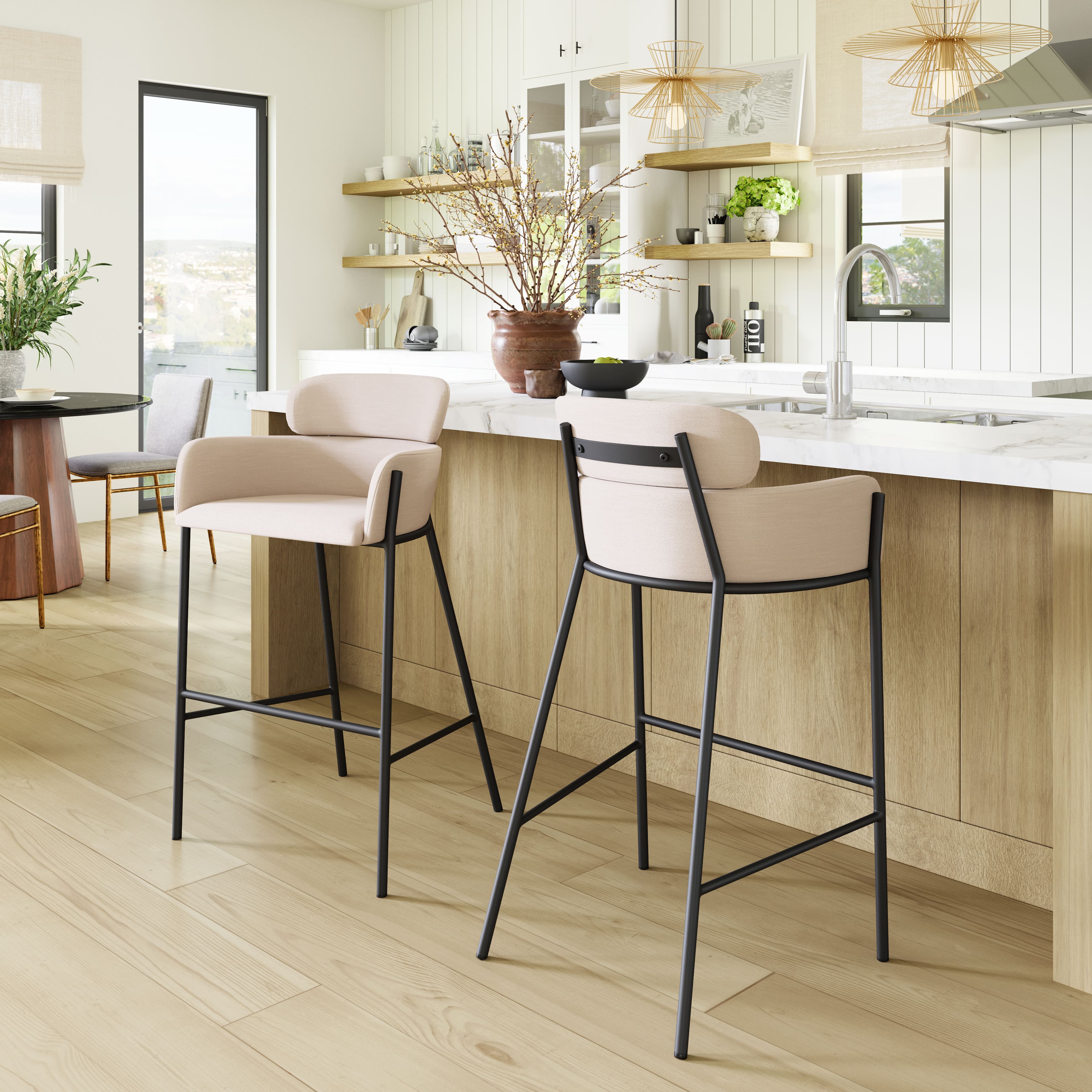 Bremor Barstool Beige product image