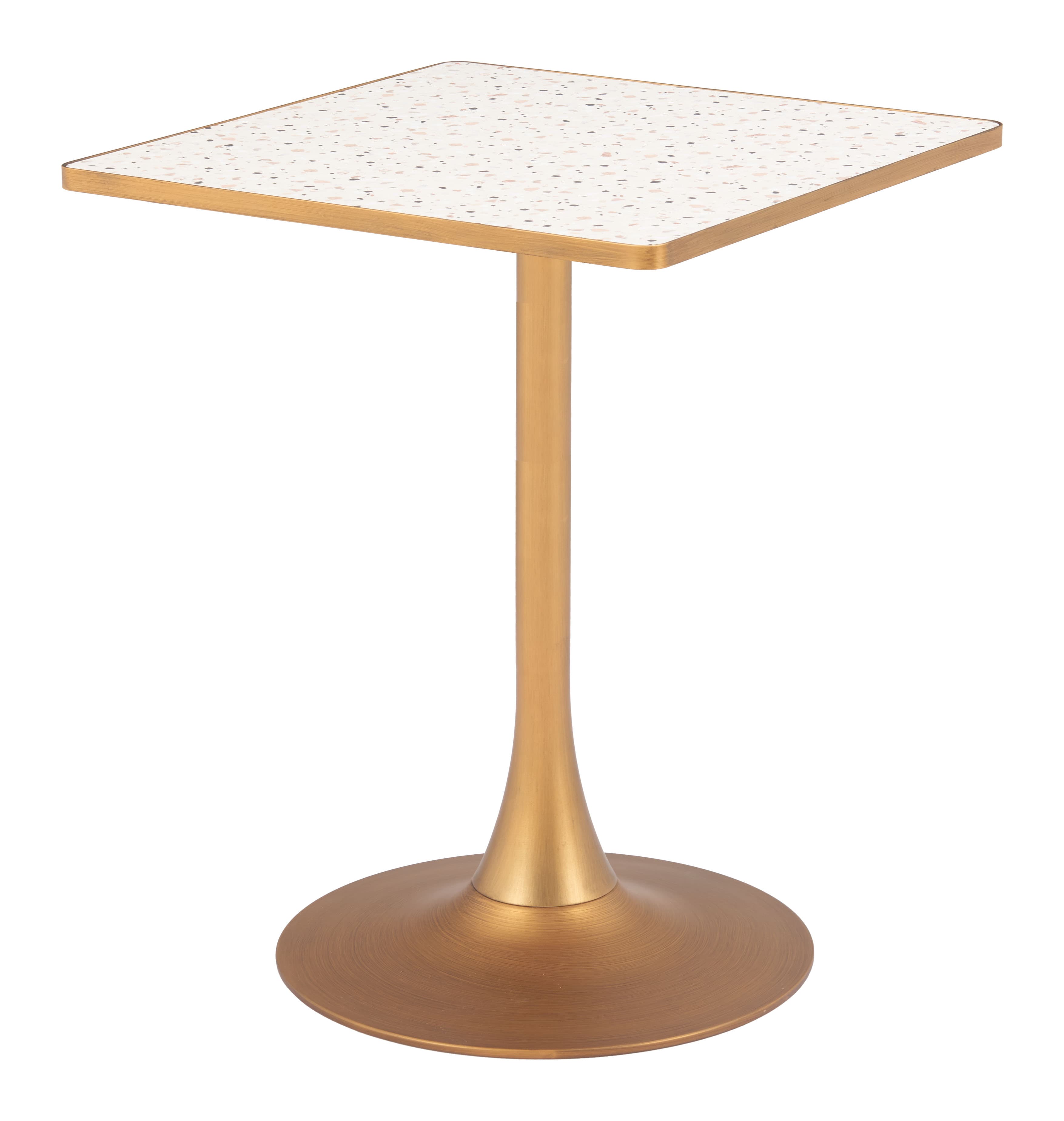 Spot Bistro Table Beige & Gold product image
