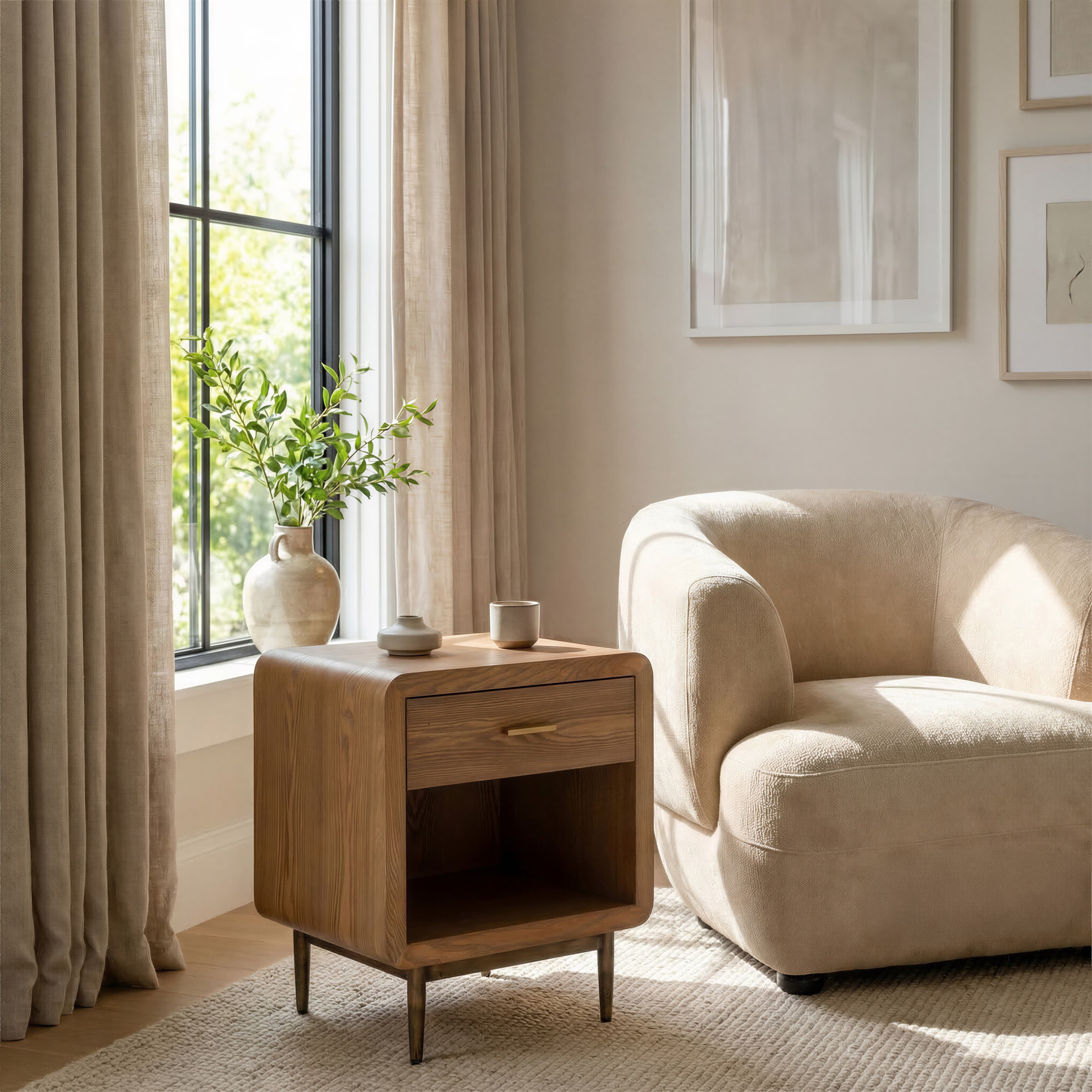 Vidaz Side Table Brown product image