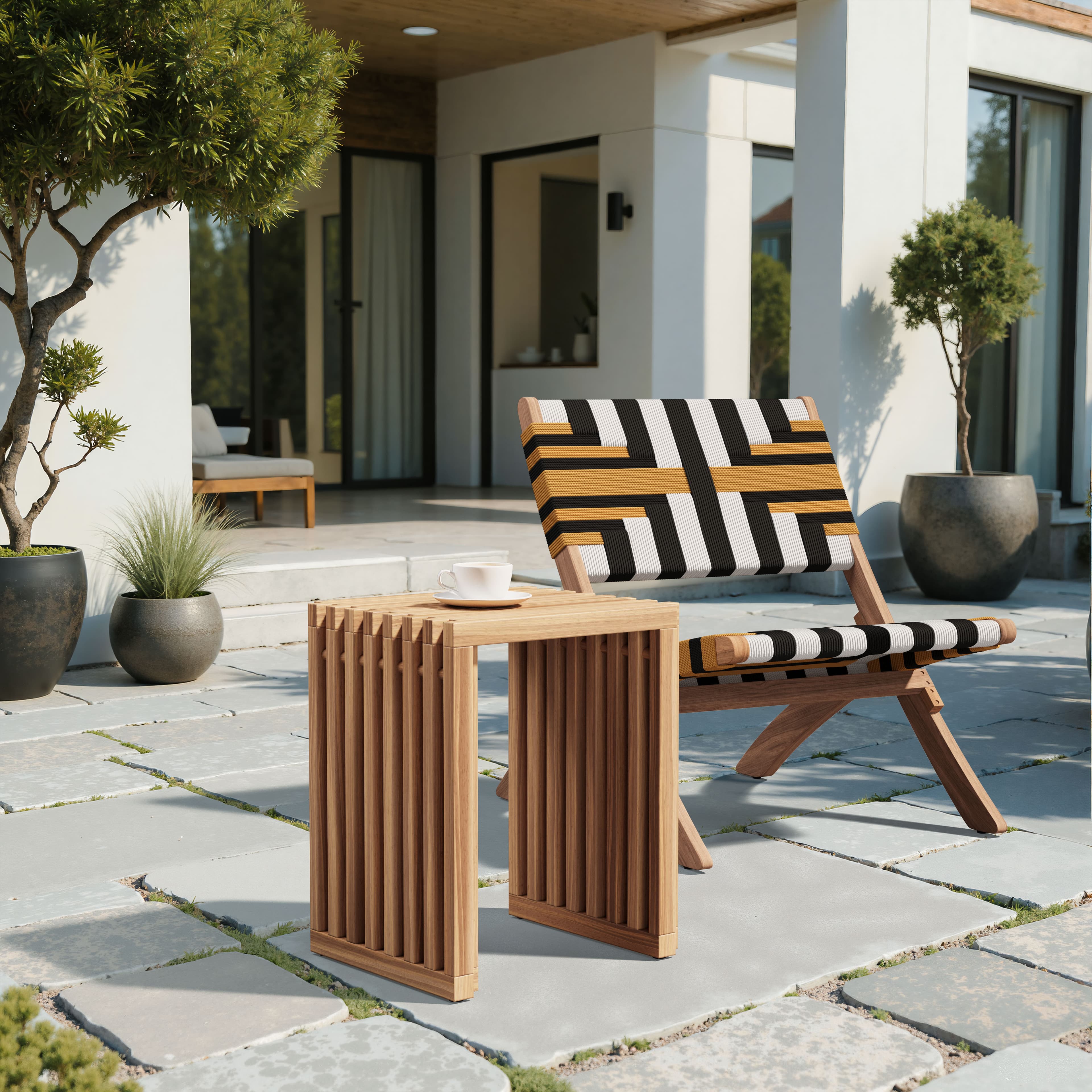 Riviera Extendable Stool (Set of 2) Natural product image