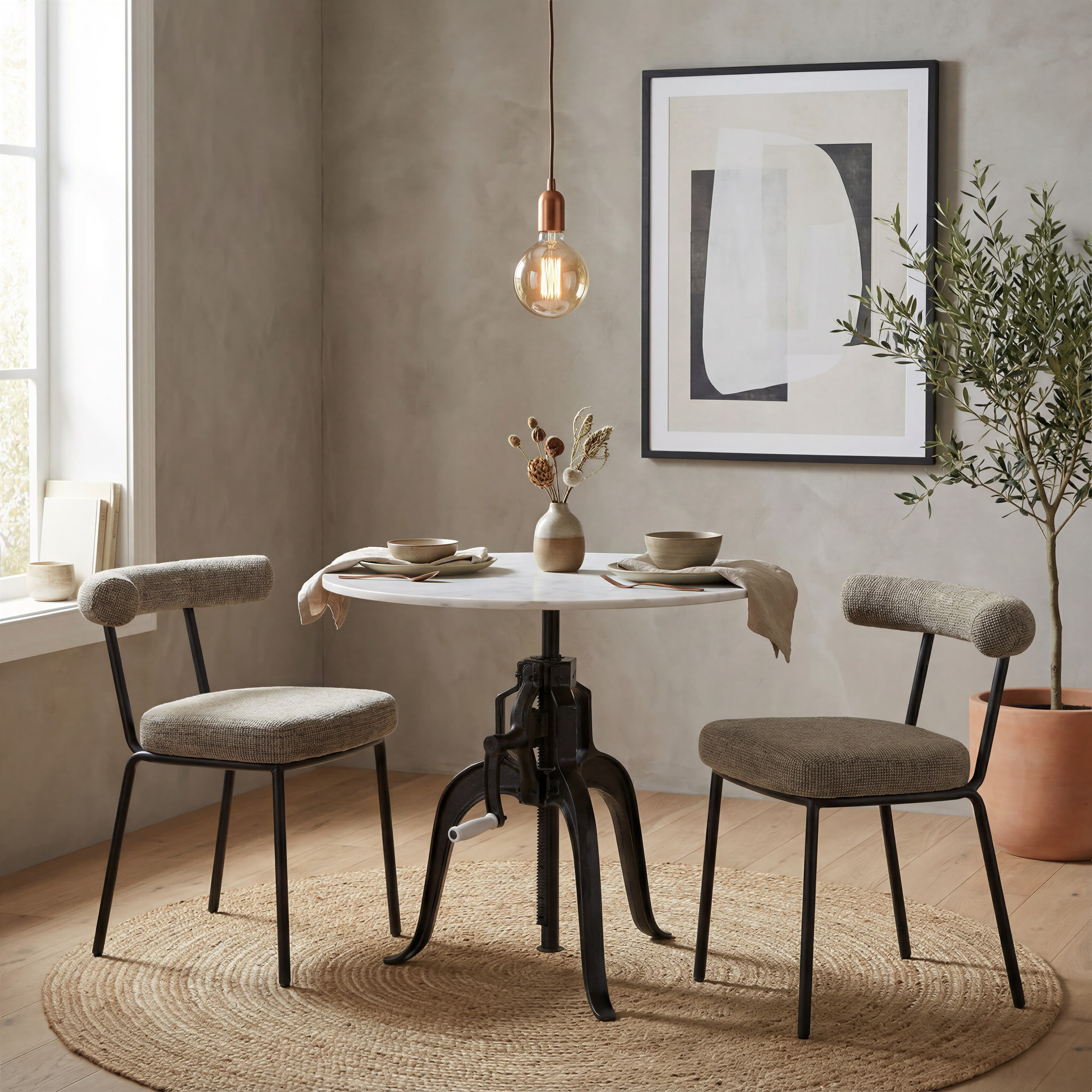 Kede Dining Chair (Set of 2) Green Tweed product image
