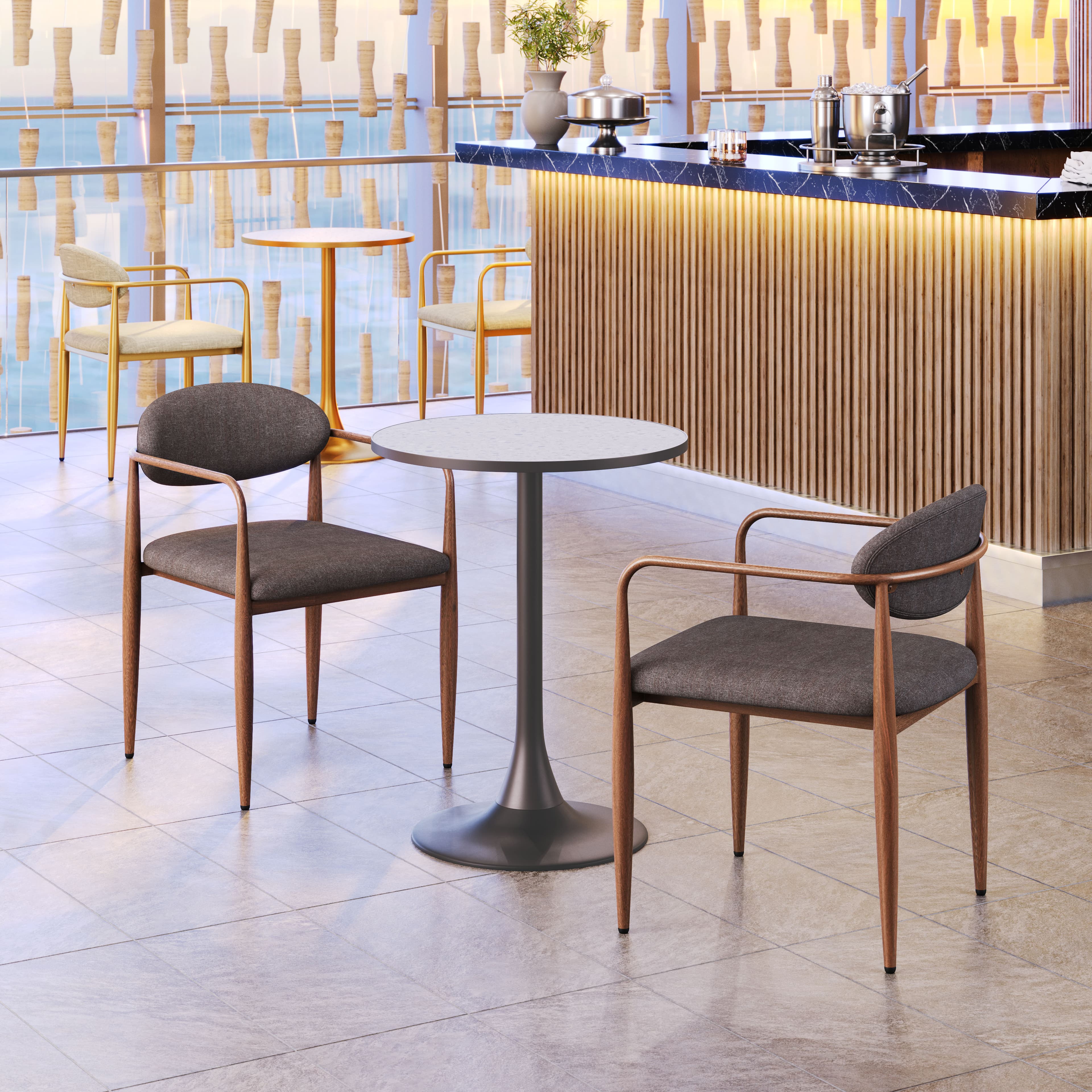 Zens Dining Chair (Set of 2) Truffle Gray product image