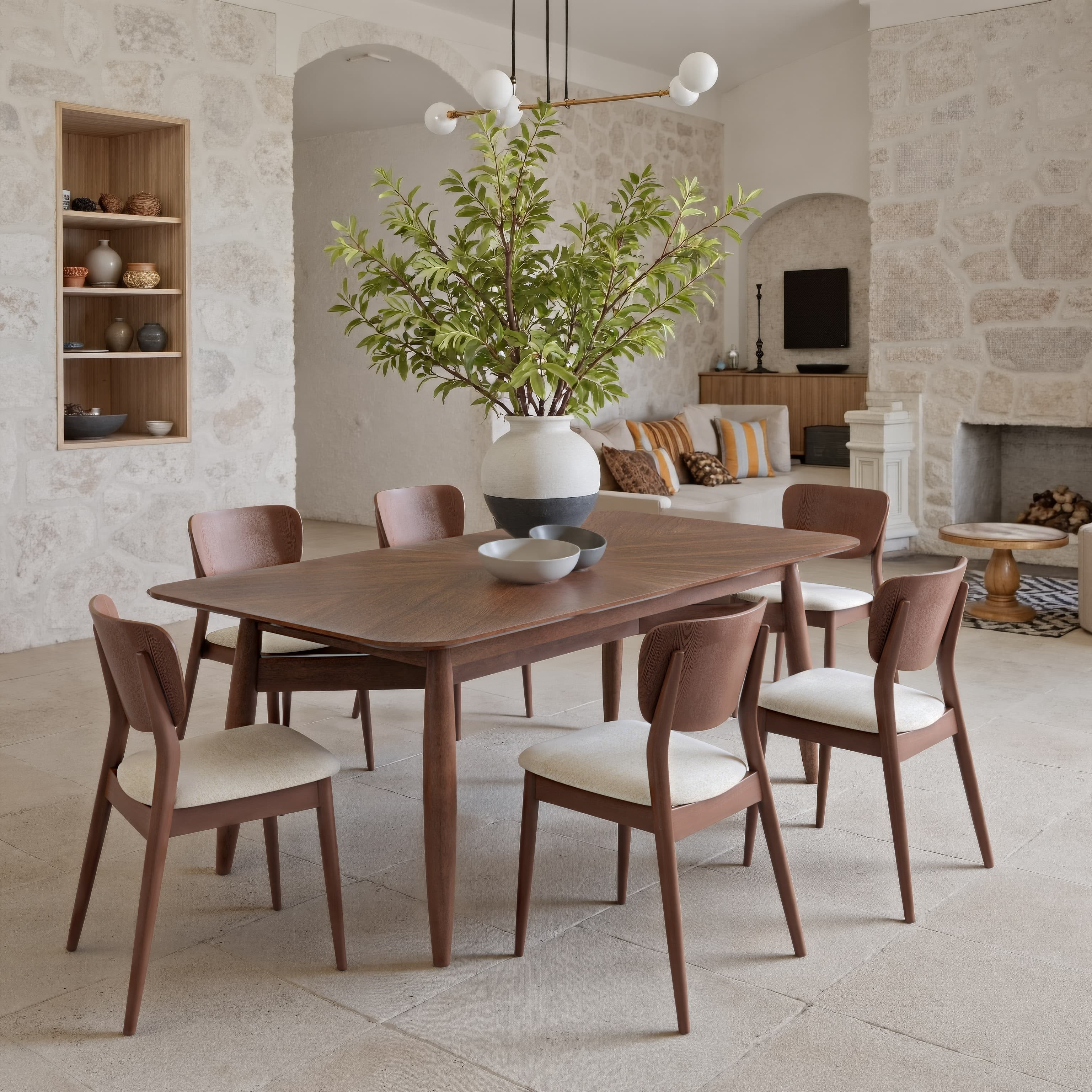 Silea Rectangular Dining Table Espresso product image