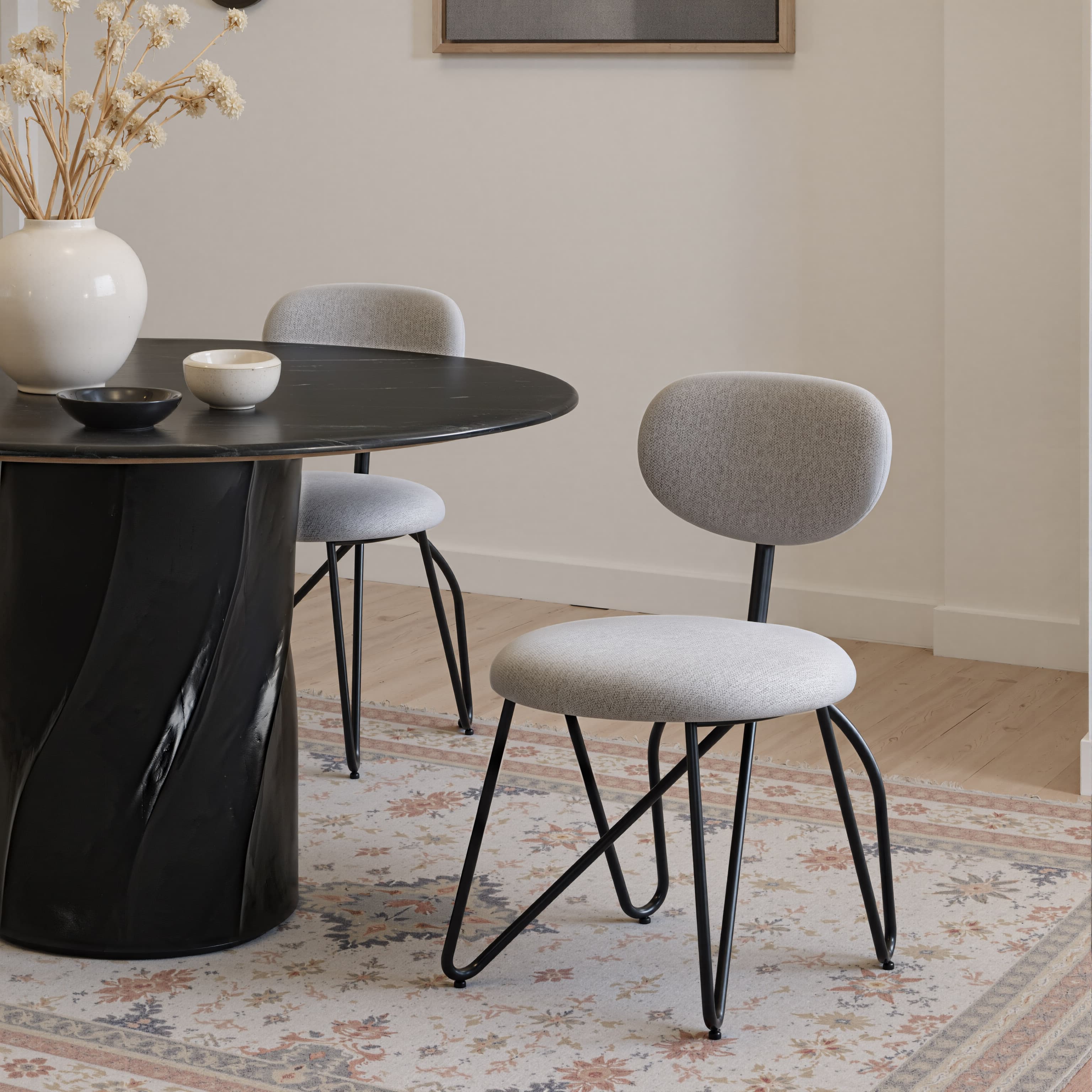 Novi Dining Chair (Set of 2) Dove Gray product image