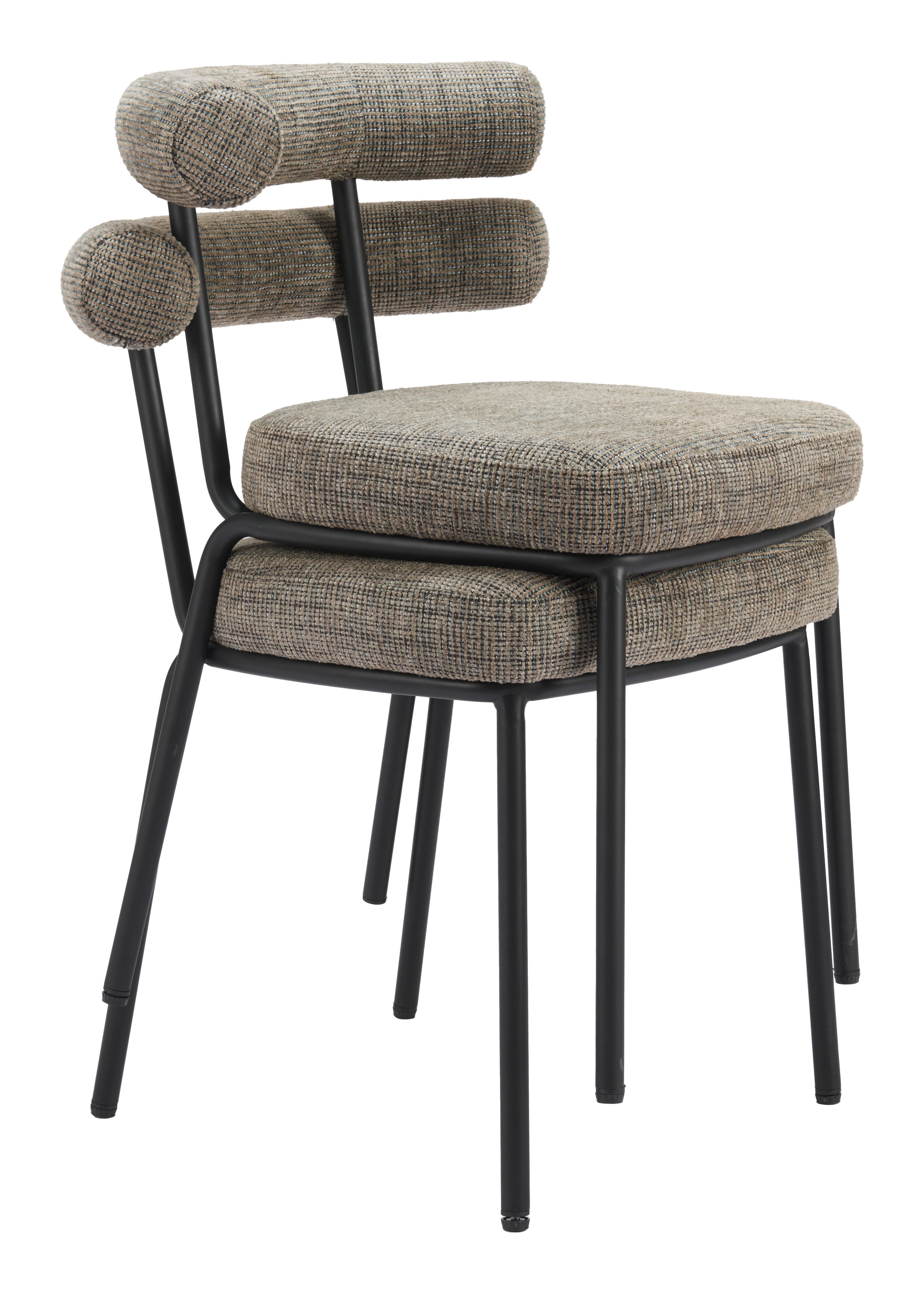 Kede Dining Chair (Set of 2) Green Tweed product image
