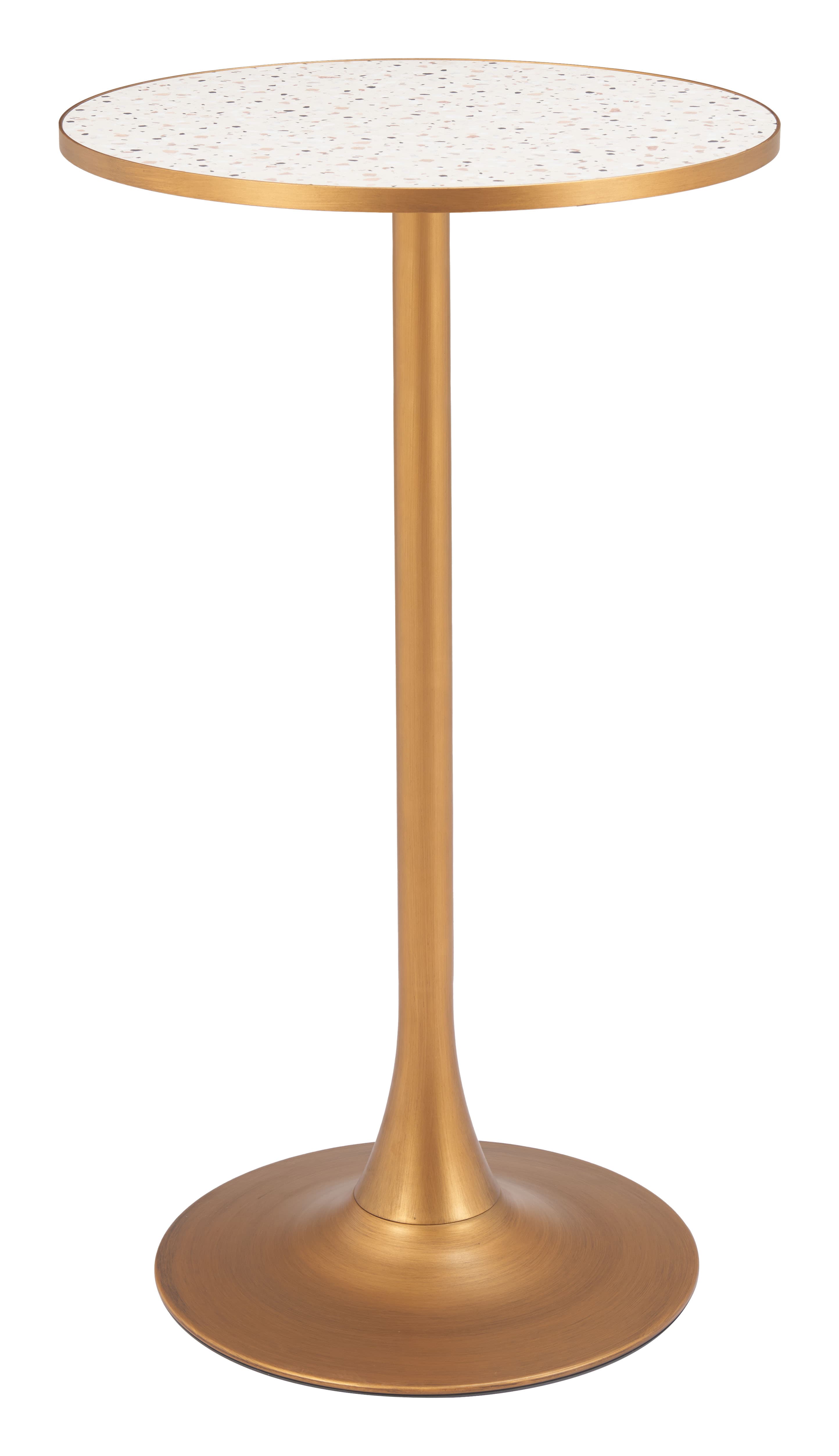 Bite Bar Table Beige & Gold product image