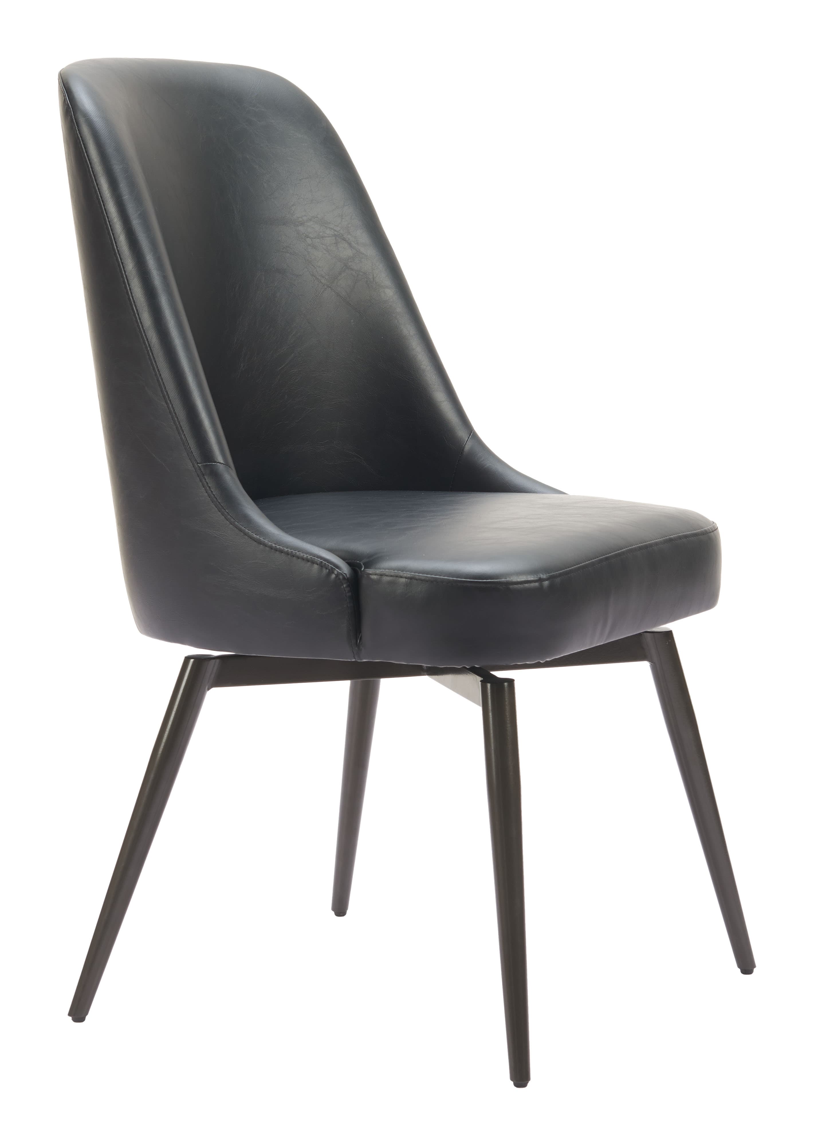 Keppel Swivel Dining Chair (Set of 2) Black product image