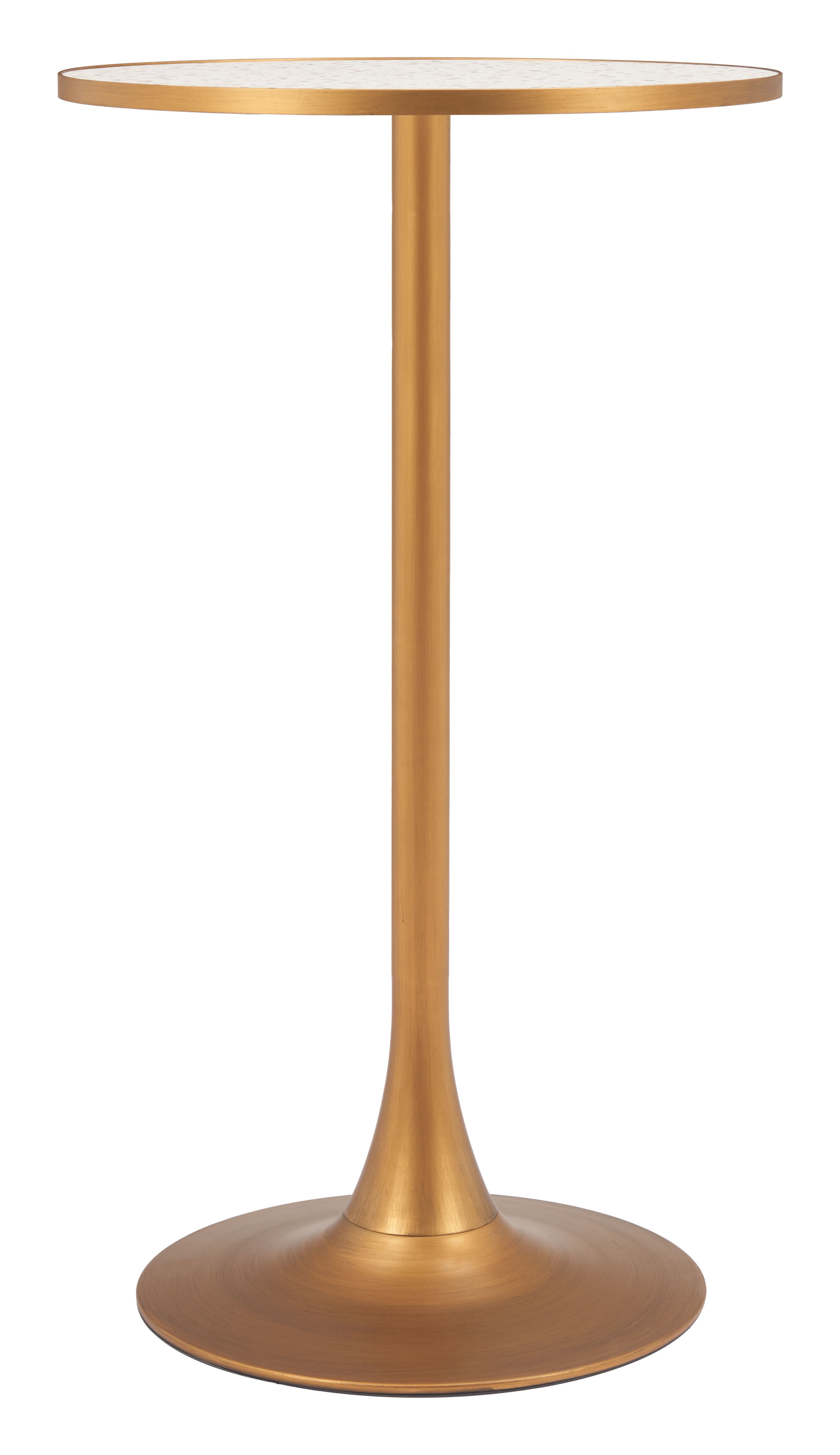 Bite Bar Table Beige & Gold product image