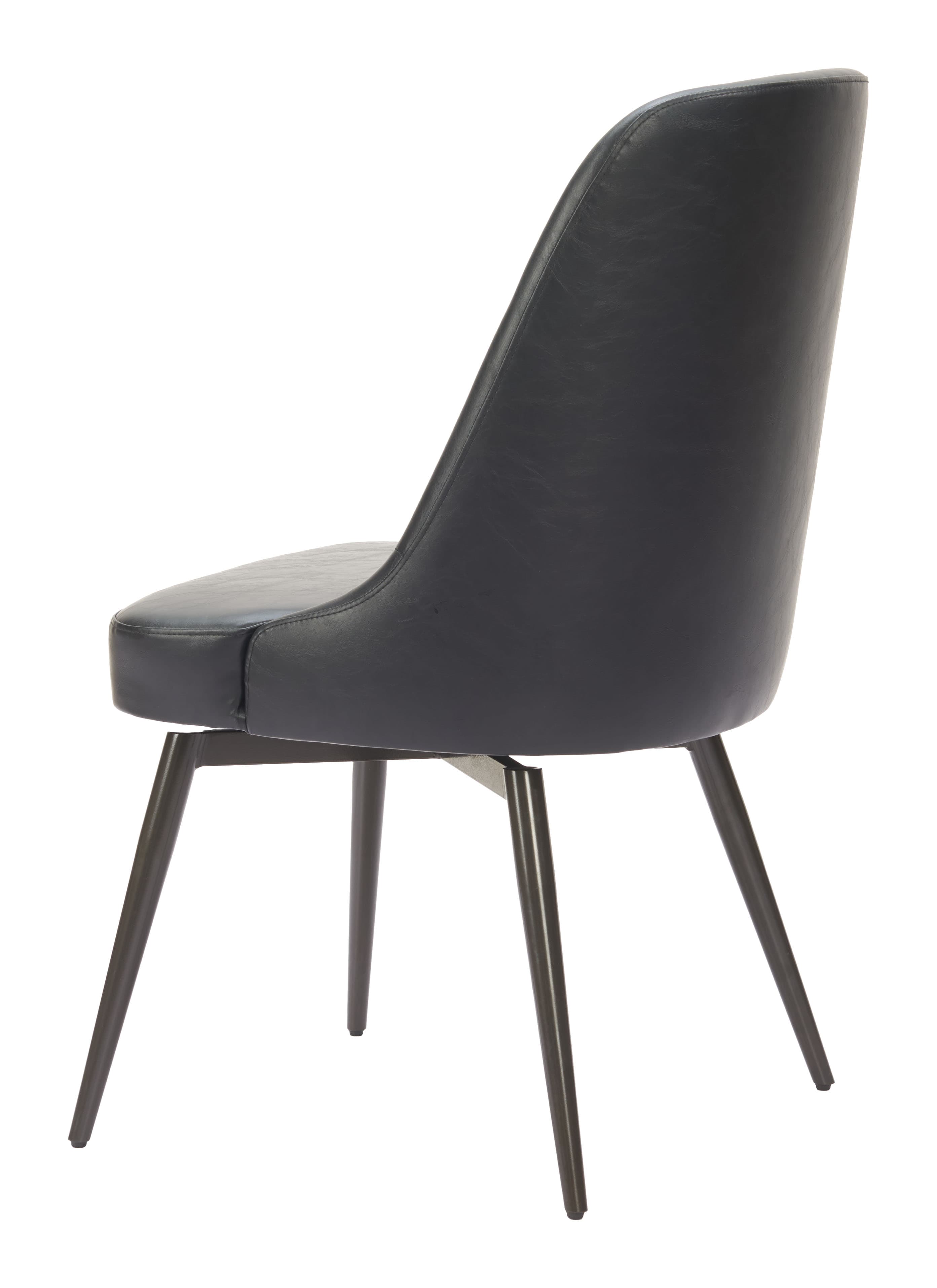 Keppel Swivel Dining Chair (Set of 2) Black product image